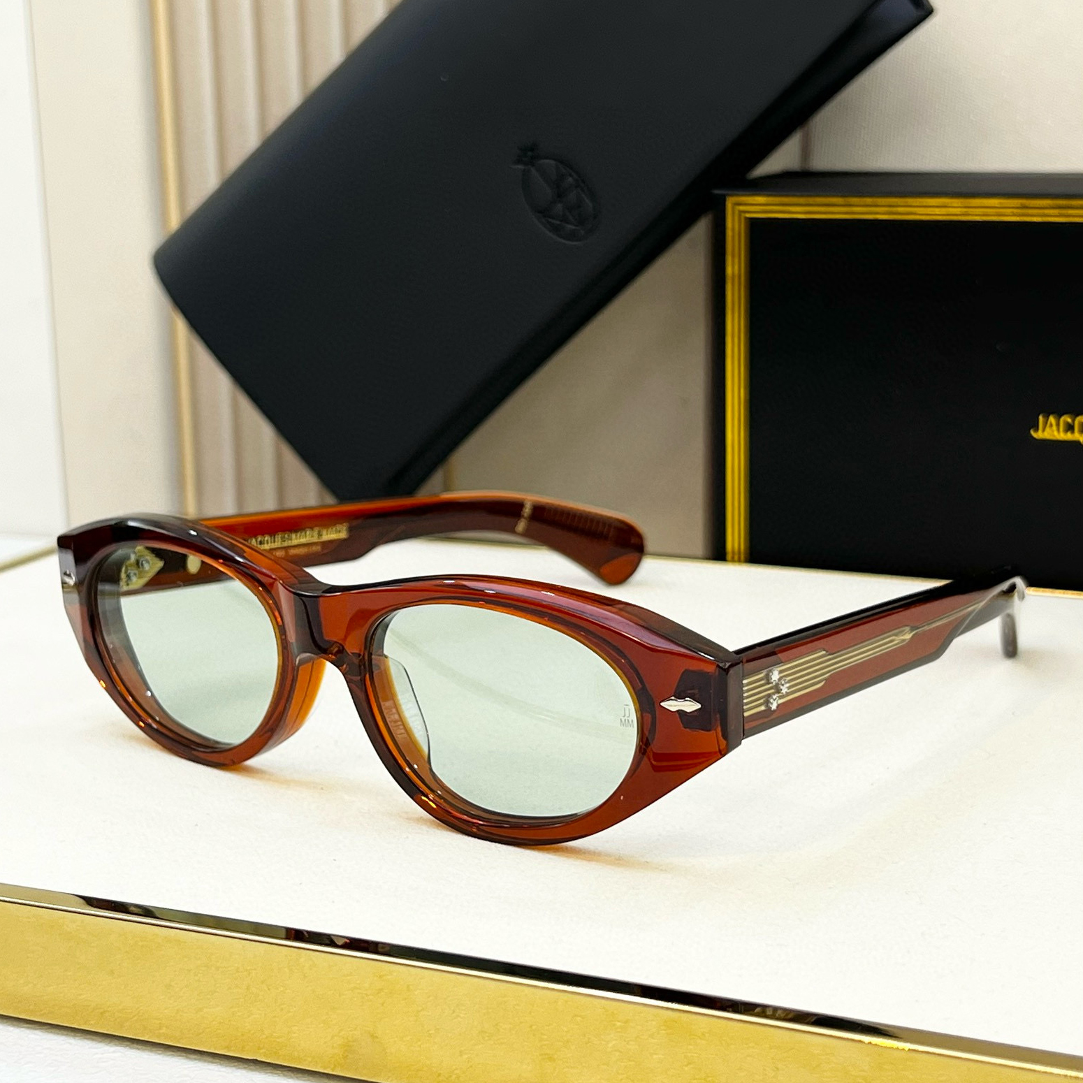 NIGO Jacques Marie Mage Men's And Women's Solid Color Irregular Shaped Sunglasses Eyeglasses Glasses #nigo77533