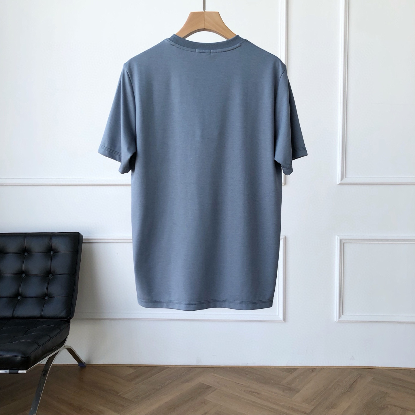 NIGO SAINT LAURENT Men's Summer Solid Color Embroidered Logo Print Crew Neck Short Sleeve T-Shirt #nigo77538