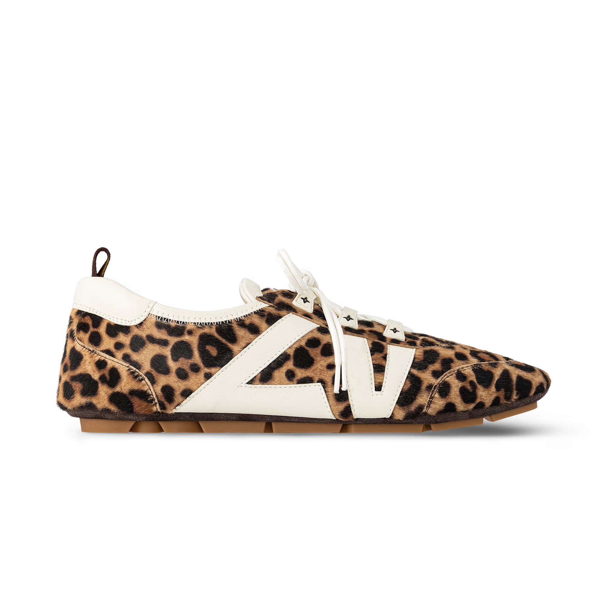 NIGO Louis Vuitton SNEAKERINA Men’s And Women's Four Seasons Colorblocking Round Toe Lace Up Sheepskin Low Top Ballet Derby Shoes #nigo77535