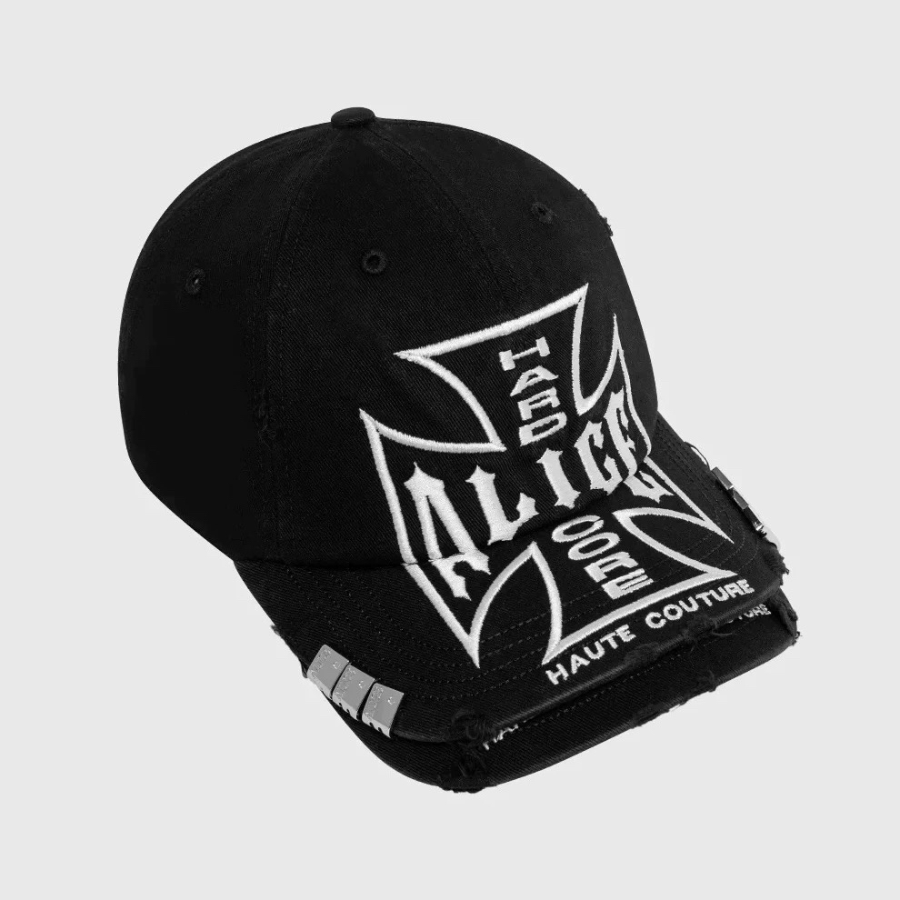 NIGO Alice Hollywood Men's Double-Layer Cross Logo Embroidery Sabotage Opium Baseball Cap Solid Color Fashion Casual Duck Tongue Hat Ngvp #nigo1846