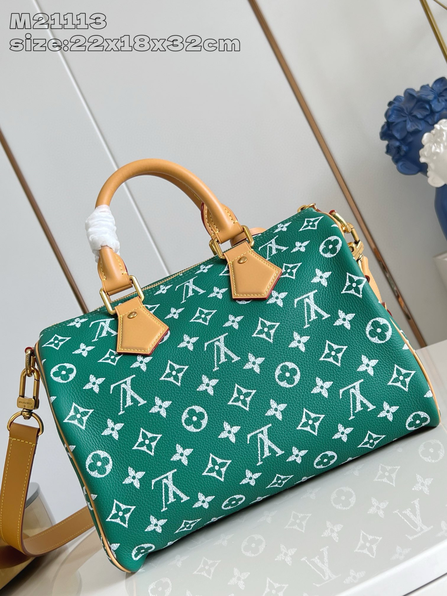 NIGO Louis Vuitton Speedy P9 Bandoulière 30 Women's Letter Printing Detachable Condition Shoulder Strap Zipper Closure Coated Canvas Single Shoulder Crossbody Tote Travel Bag Bags #nigo77567