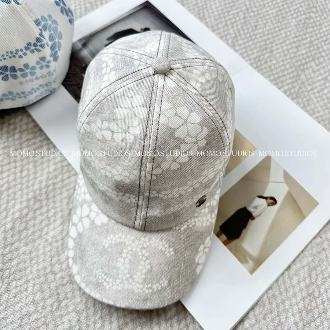 NIGO Chanel Men's and Women's Solid Color Floral Print Baseball Cap Hat #nigo77569