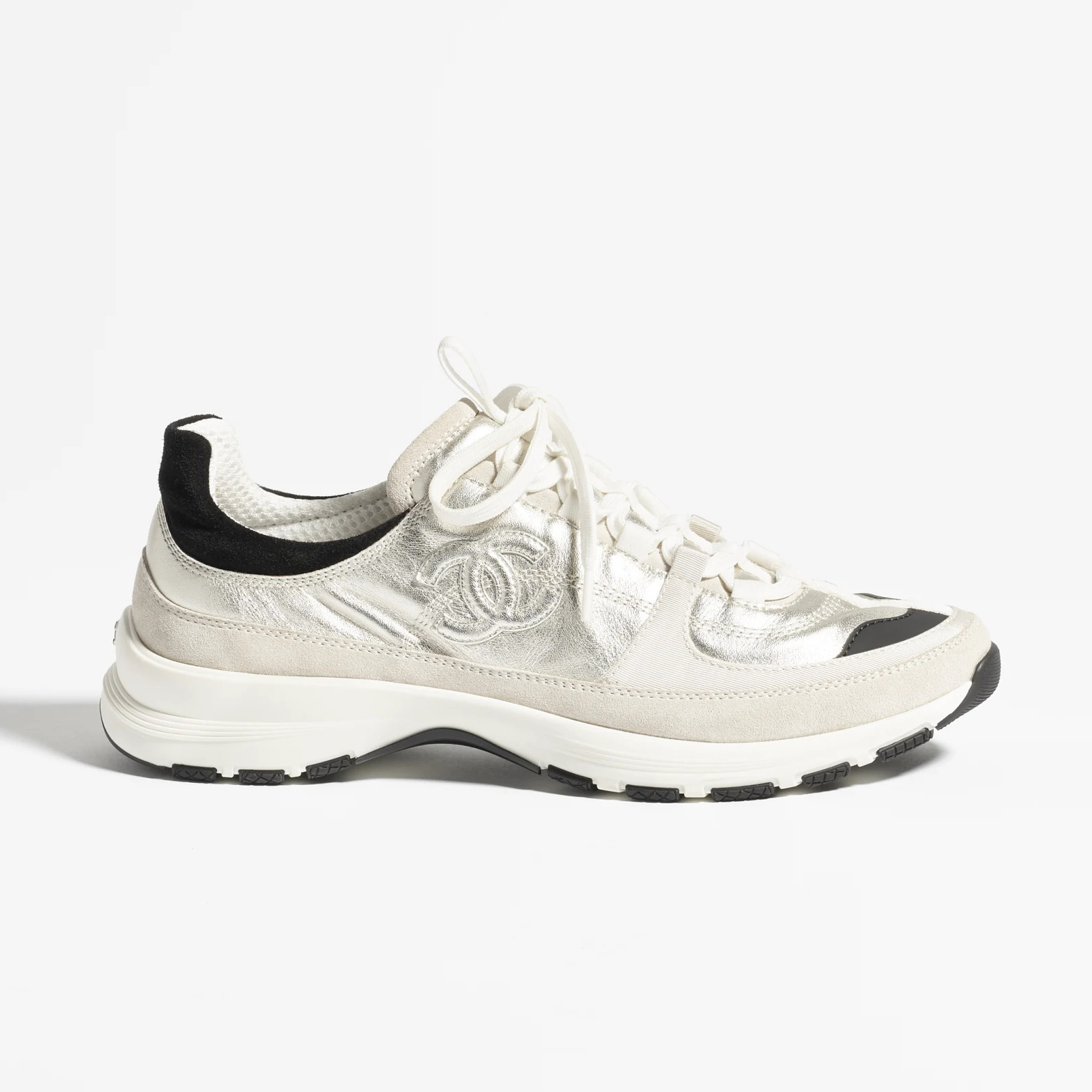 NIGO Chanel Women's Solid Color Round Toe Leather Low Top Lace-Up Sneakers Shoes #nigo77579