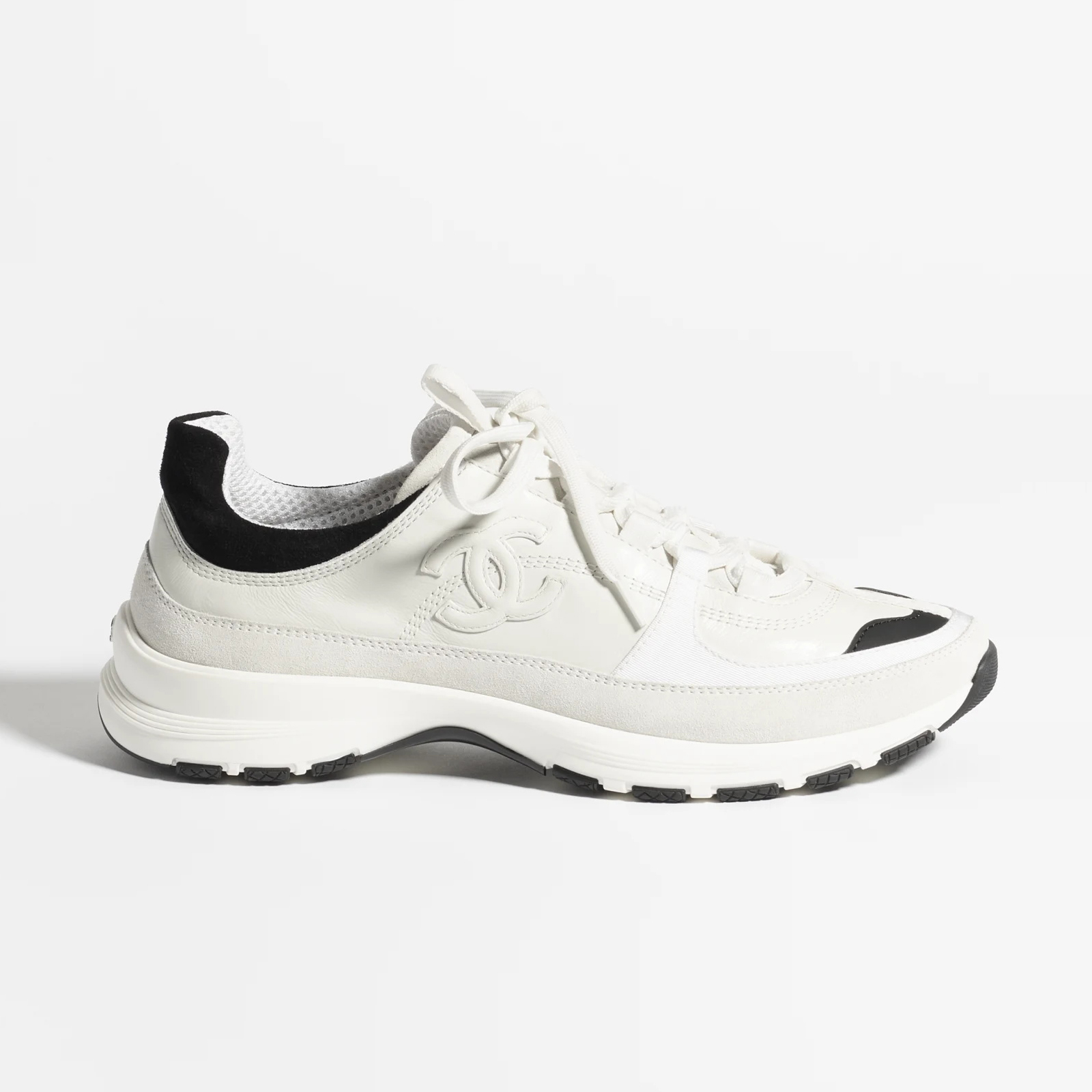 NIGO Chanel Women's Solid Color Round Toe Leather Low Top Lace-Up Sneakers Shoes #nigo77579