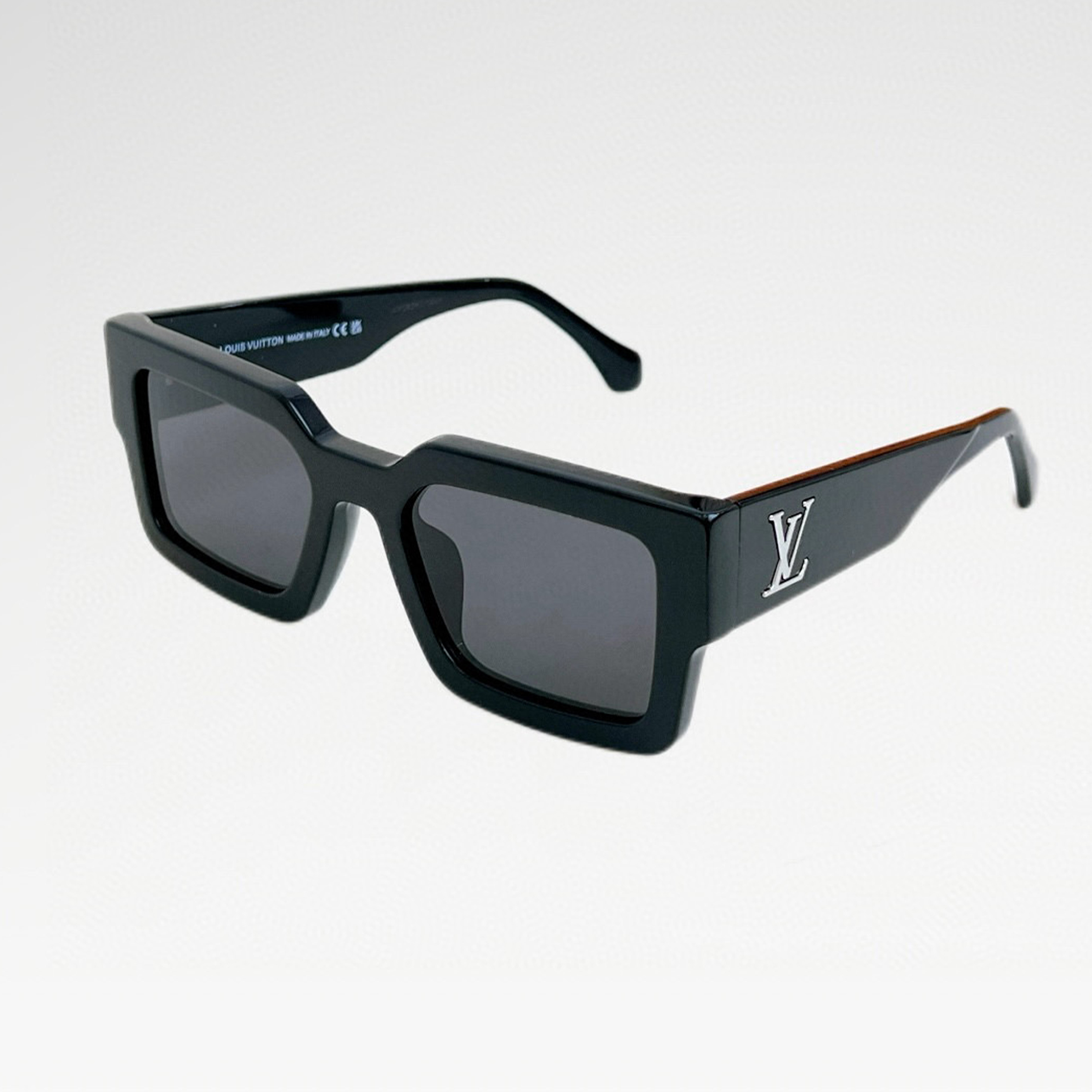 NIGO Louis Vuitton LV CLASH SQUARE Men's Solid Color Resin Fabric Square Sunglasses Eyeglasses Glasses #nigo77621