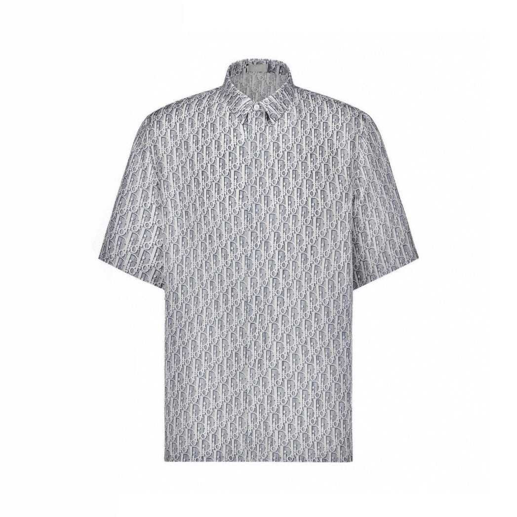 NIGO Dior Men's Spring And Summer Full Dblique Printing Logo Shirt Straight Shorts Casual Suit Set #nigo77619