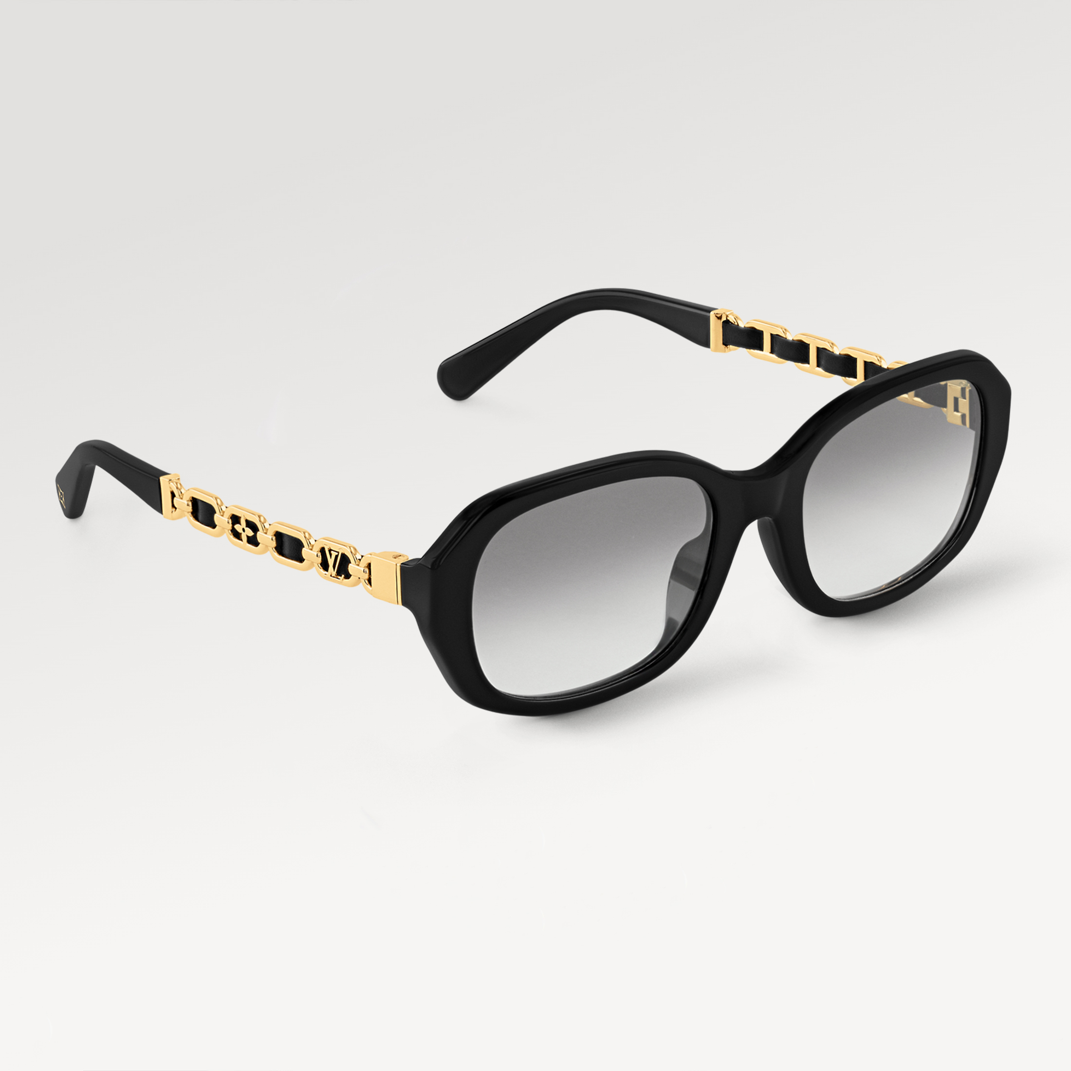 NIGO Louis Vuitton My Lv Chain Braided Oval Sunglasses Women's Fashion Elegant Temperament Metal Multicolour Sunglasses #nigo77622