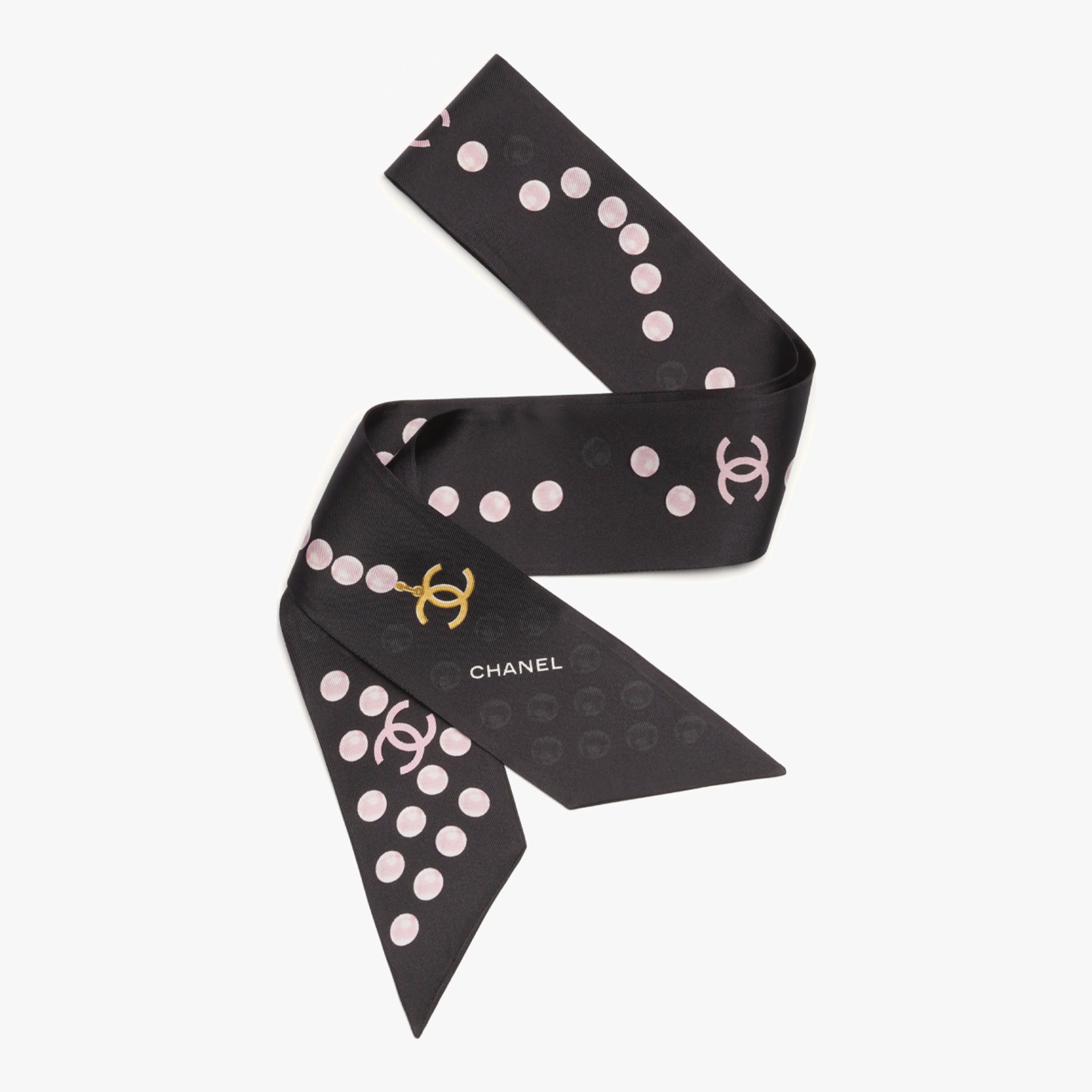 NIGO Chanel Classic Twilly Double C Silk Scarf Hairband Fashion Modern Temperament Elegant Accessories Spring And Summer #nigo81385