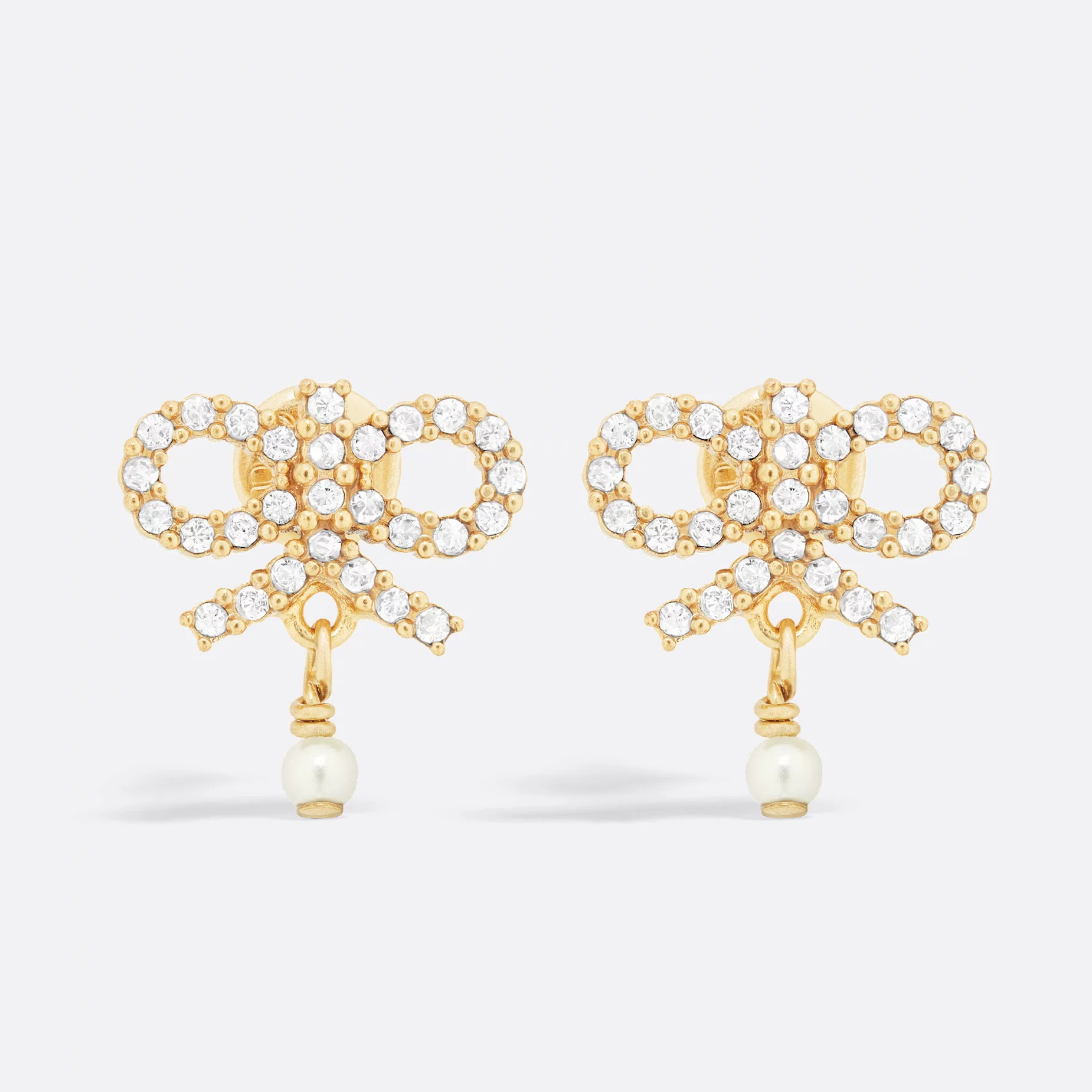 NIGO Le Nœud de Women's Openwork Design Crystal-Embellished Butterfly Stud Earrings Jewelry Accessories #nigo77641