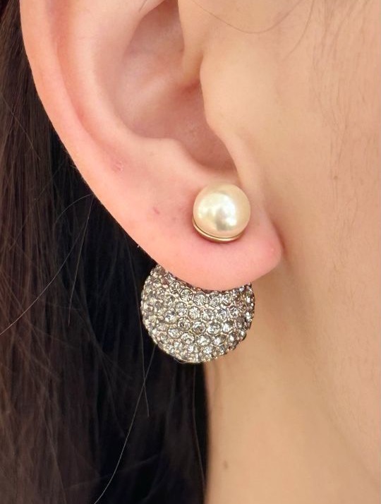 NIGO Dior Tribales Women's Crystal Ball Stud Earrings Jewelry Accessories #nigo77642