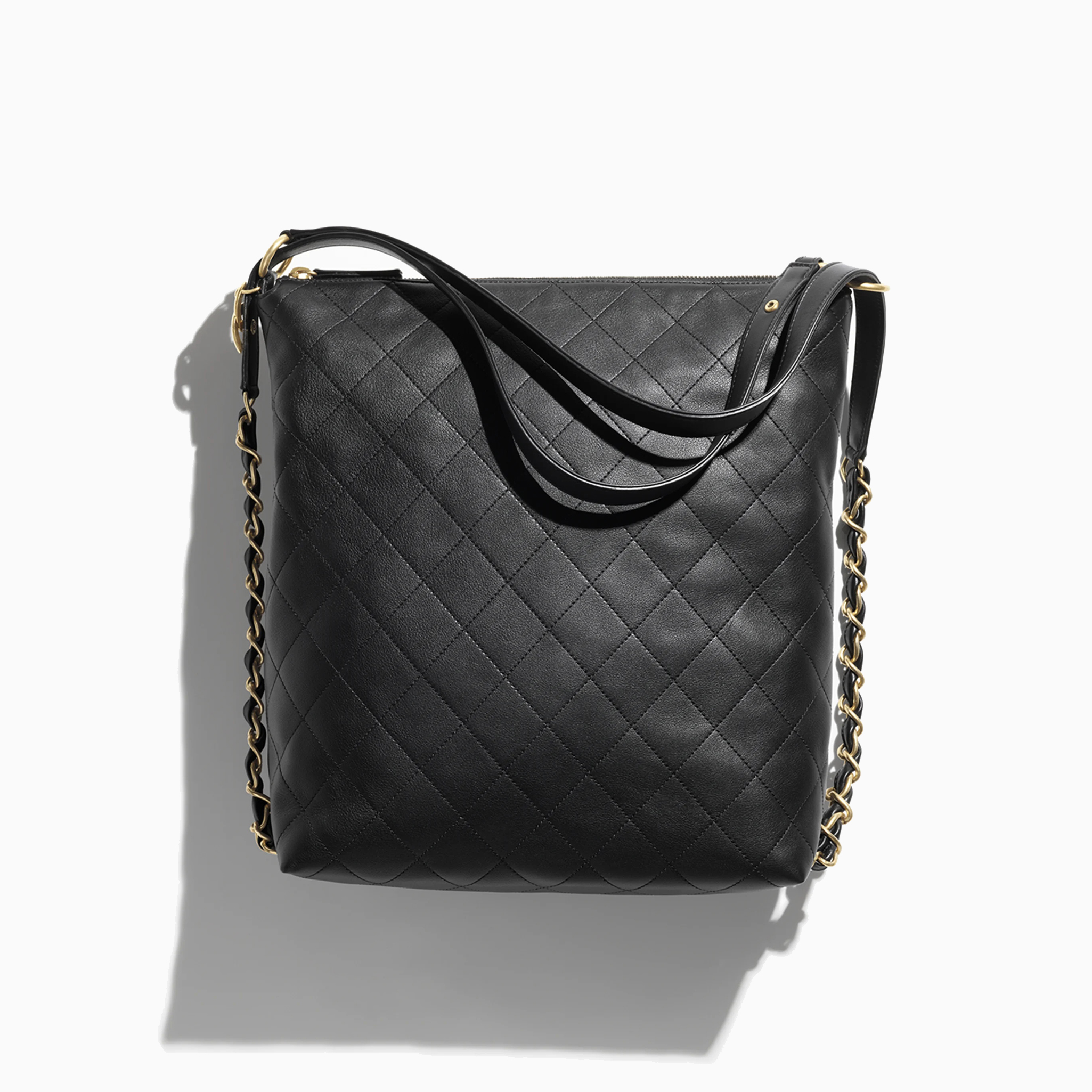 NIGO Chanel 25S Women's Chain Shoulder Strap Solid Color Cowhide Handbag Single Shoulder Bag Double Shoulder Backpack Bags #nigo77652