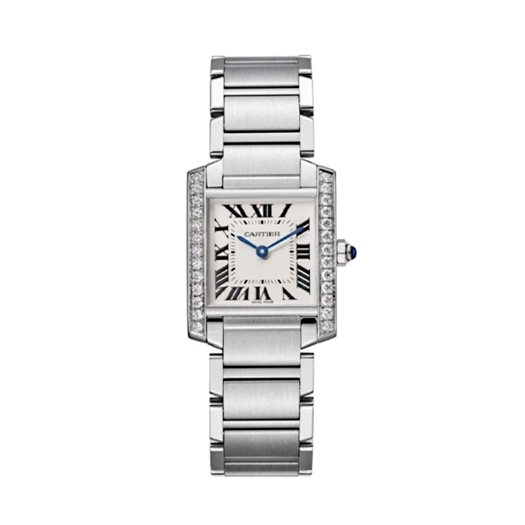 NIGO Cartier Tank Must Men's and Women's Solid Color Stainless Steel Quartz Watch #nigo77666