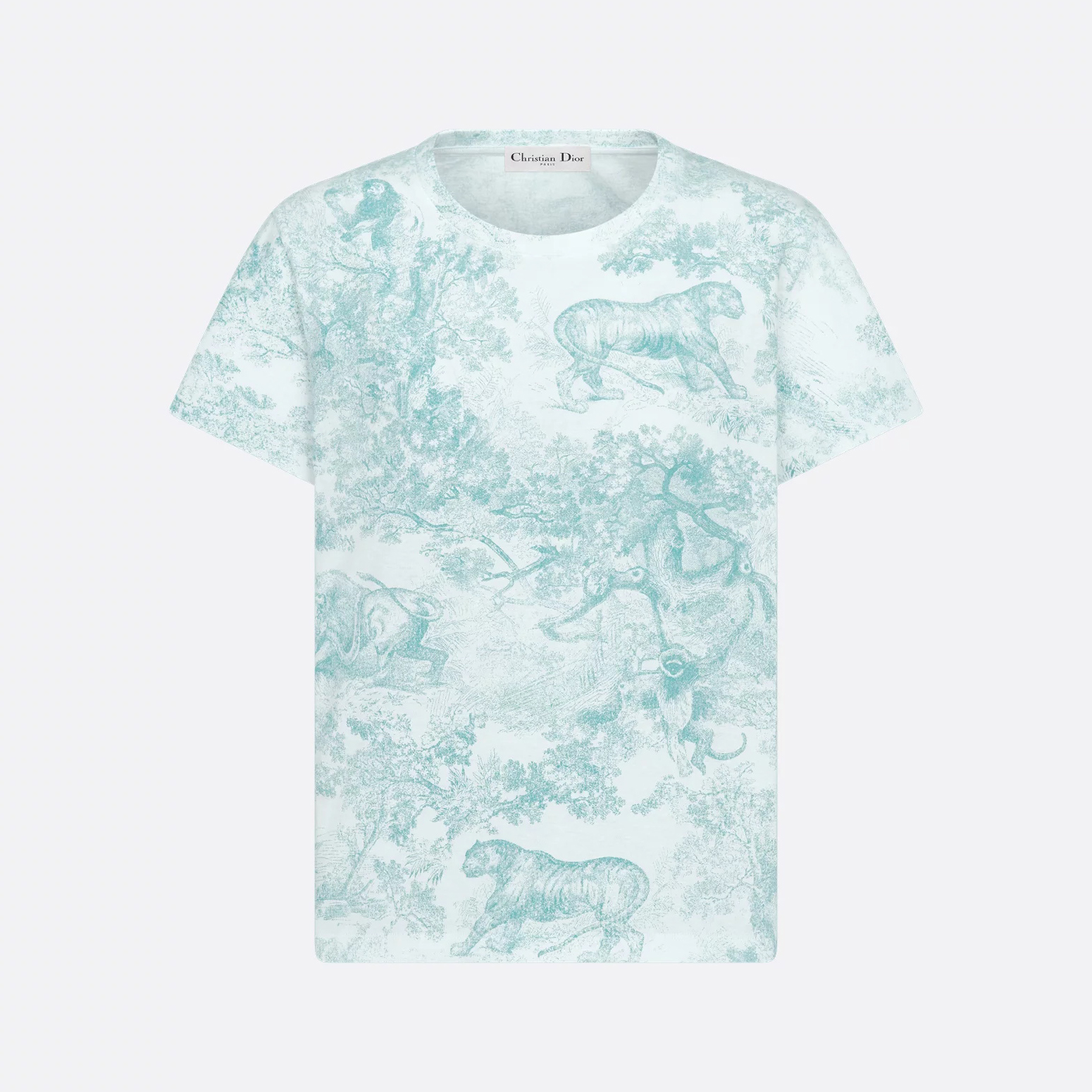 NIGO Dior Women's Summer Solid Color Animal Print Round Neck Cotton Short Sleeve T-Shirt #nigo77671
