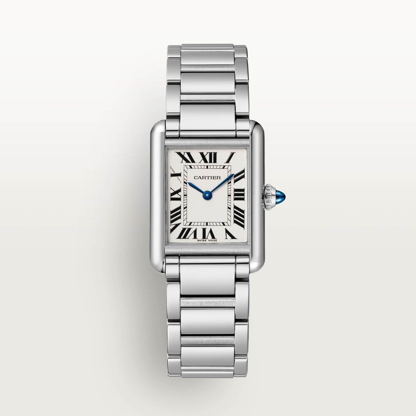 NIGO Cartier Tank Must Men's and Women's Solid Color Stainless Steel Quartz Watch #nigo77666