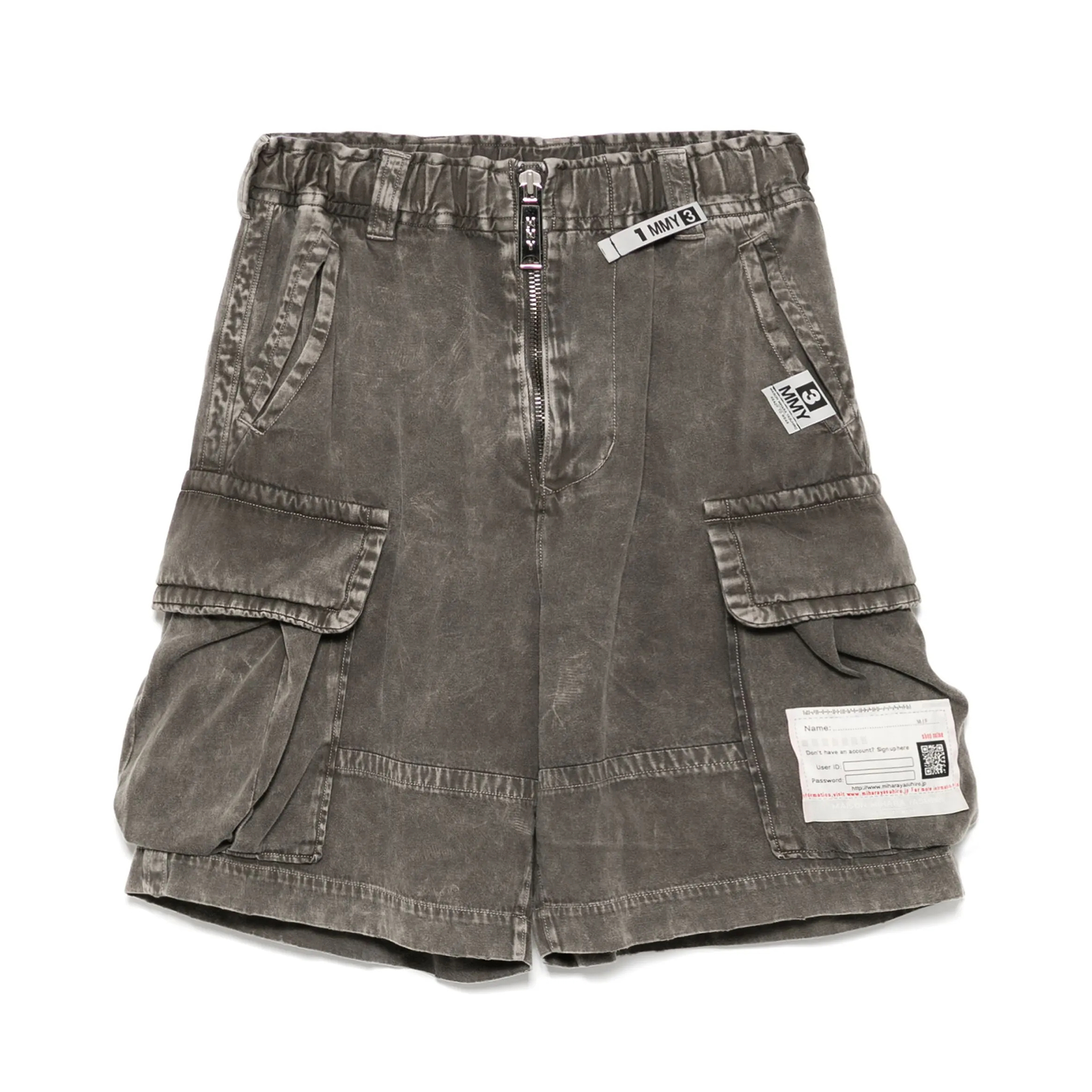 NIGO Maison Mihara Yasuhiro Men's Faded Effect Work Pants Summer Vintage Loose Zipper Large Pocket Shorts Ngvp #nigo1921