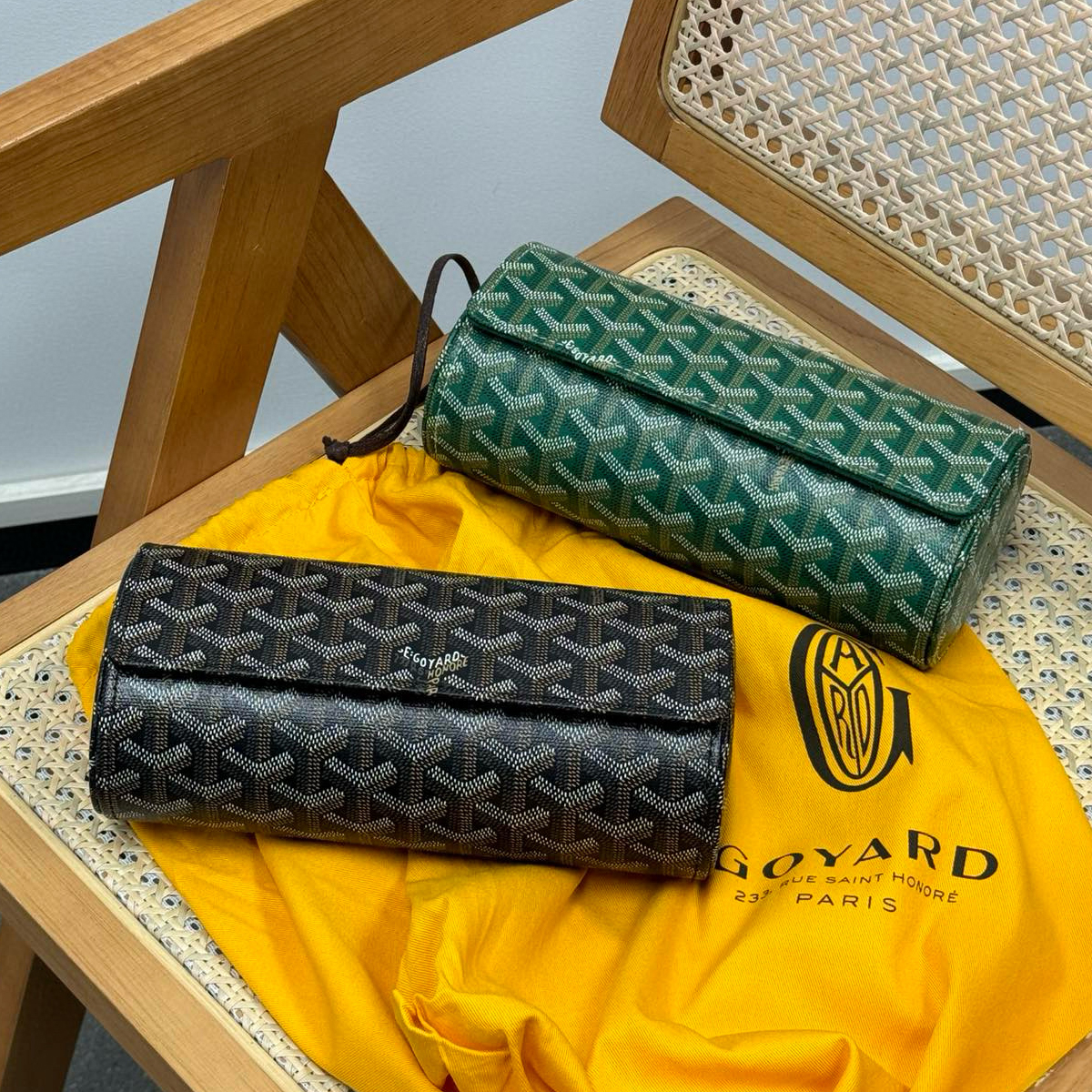 NIGO GOYARD Men's Women‘s Solid Colour Y-Print Storage Gift Box Watch Box #nigo77675