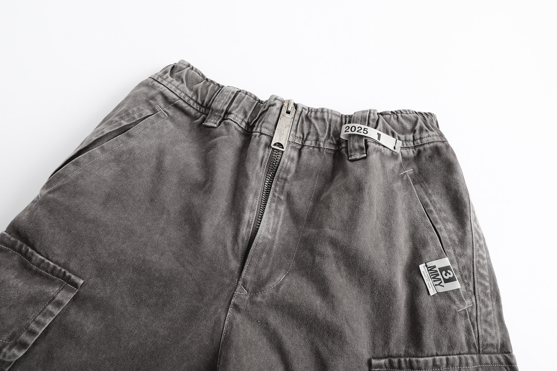 NIGO Maison Mihara Yasuhiro Men's Faded Effect Work Pants Summer Vintage Loose Zipper Large Pocket Shorts Ngvp #nigo1921