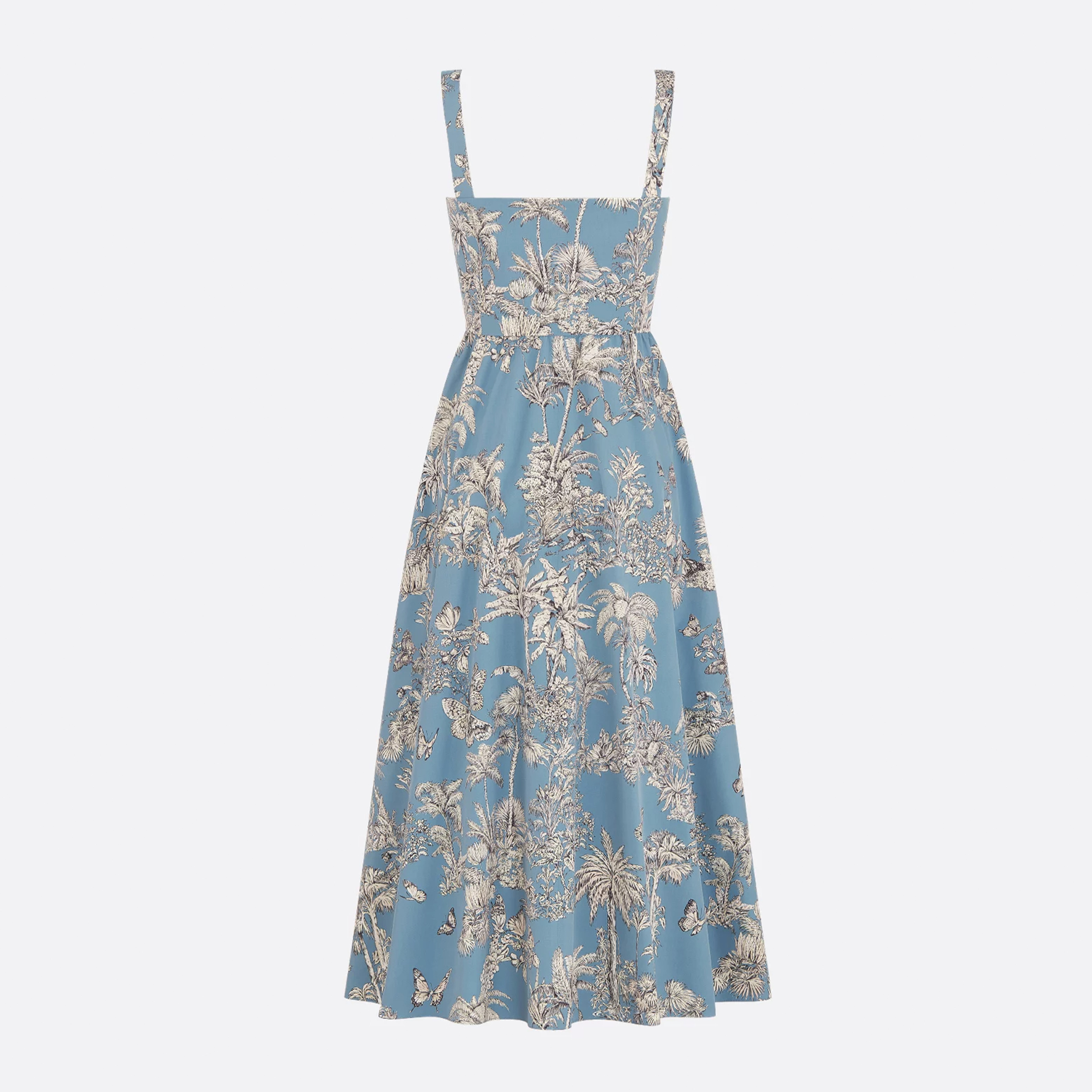 NIGO Dior Dioriviera Mid-length Flared Dress Women's Spring Summer Vacation Fashion Casual Temperament Elegant Vest Button Dresses Ngvp #nigo1886