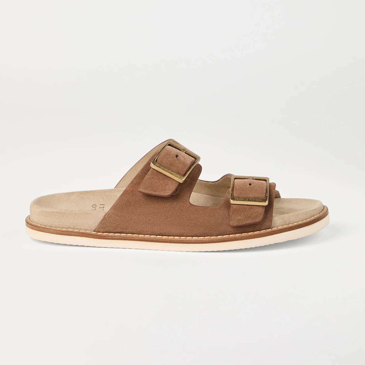 NIGO Brunello Cucinelli Men's Summer Solid Color Suede Round Toe Slip-On Non-Slip Slippers Shoes #nigo77697