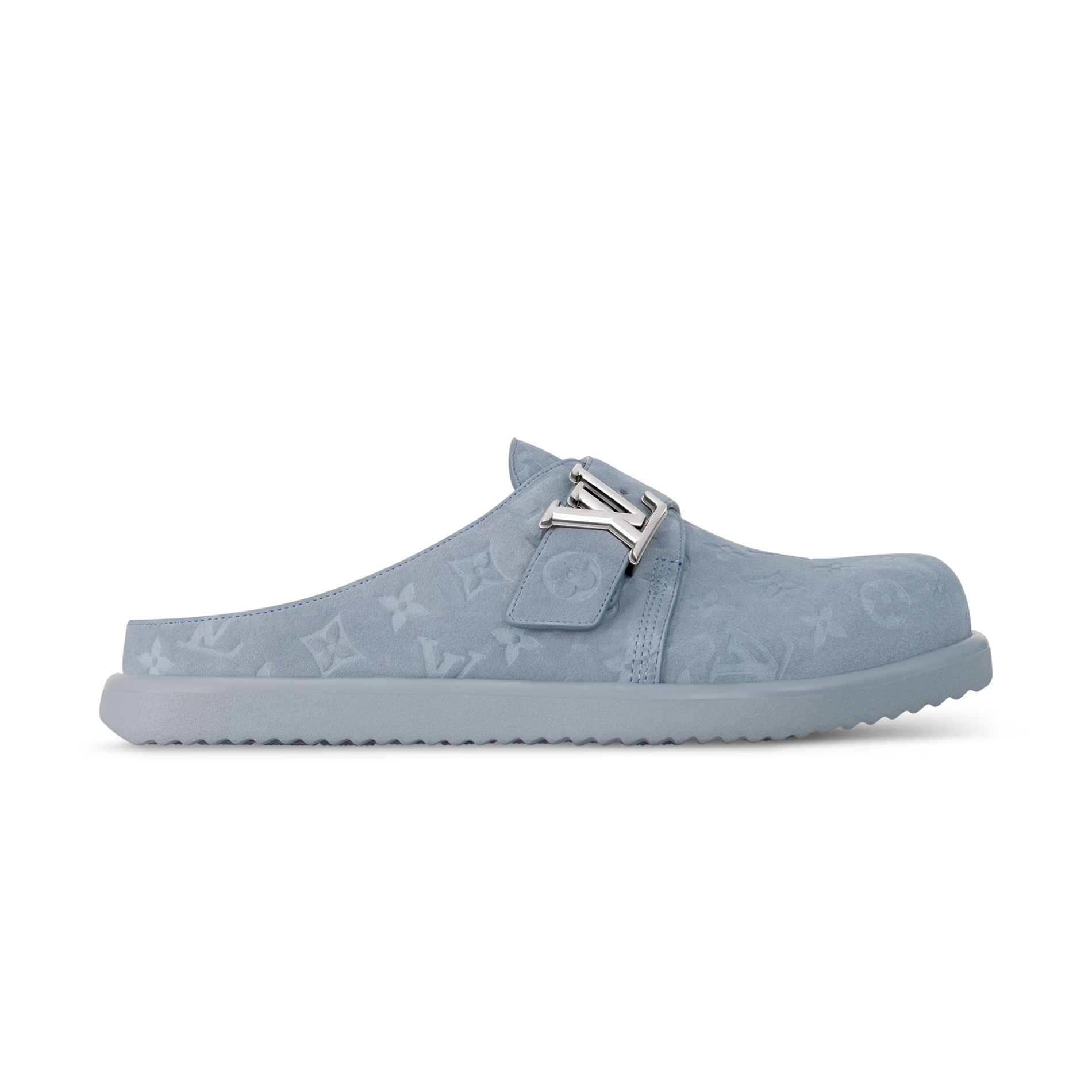 NIGO Louis Vuitton LV Easy Mule Men's Summer Solid Color Letter Print Suede Leather Birkenstock Shoes #nigo77696