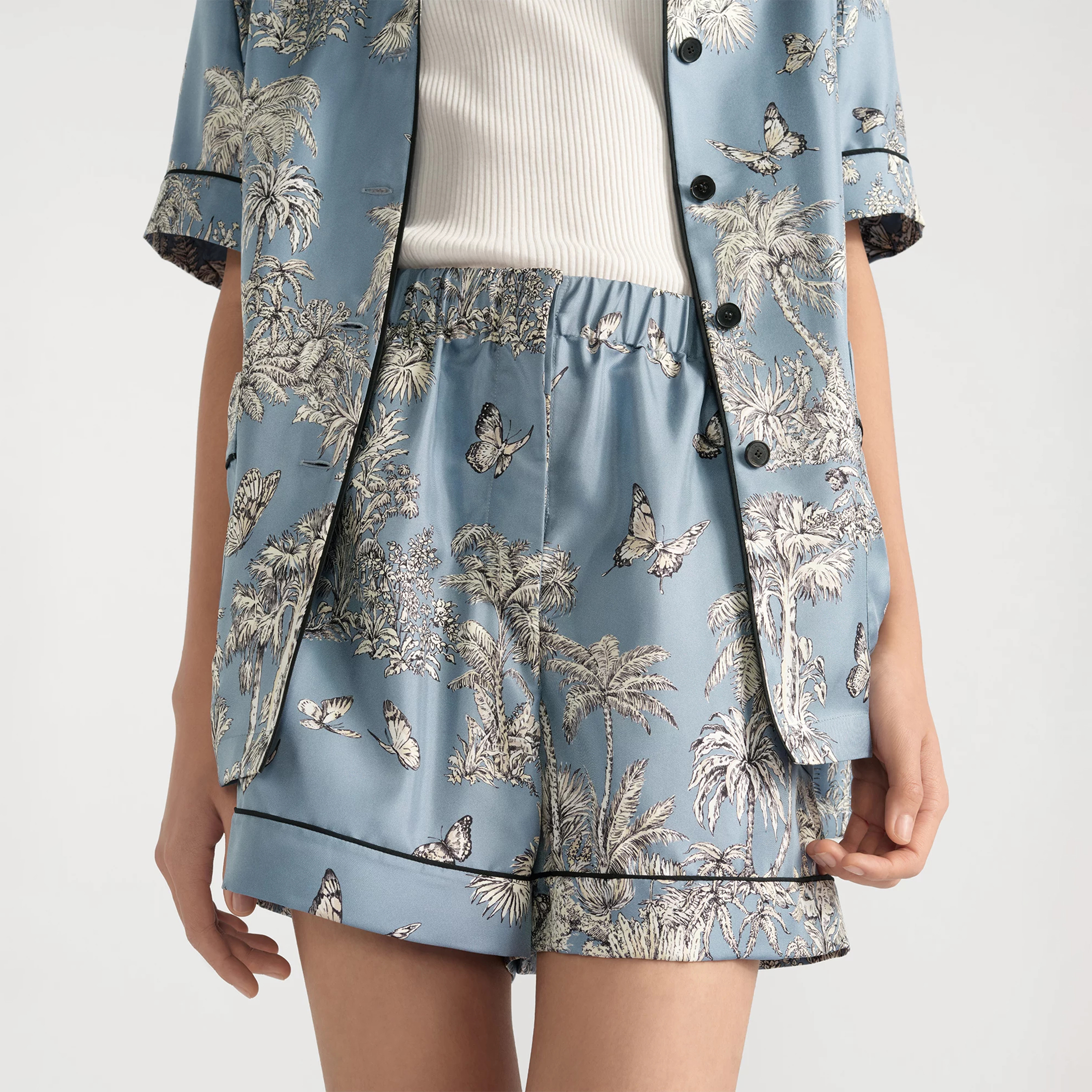 NIGO Dior Dioriviera Women's Spring Summer Printed Loungewear Shorts Comfortable Fashion Trend Casual Shorts Ngvp #nigo1885