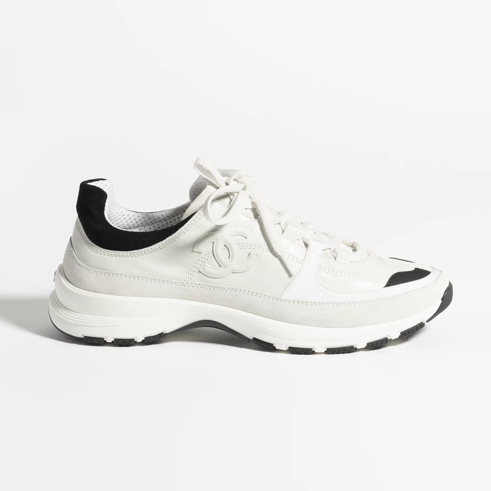 NIGO Chanel Women's Solid Color Round Toe Leather Low Top Lace-Up Sneakers Shoes #nigo77692