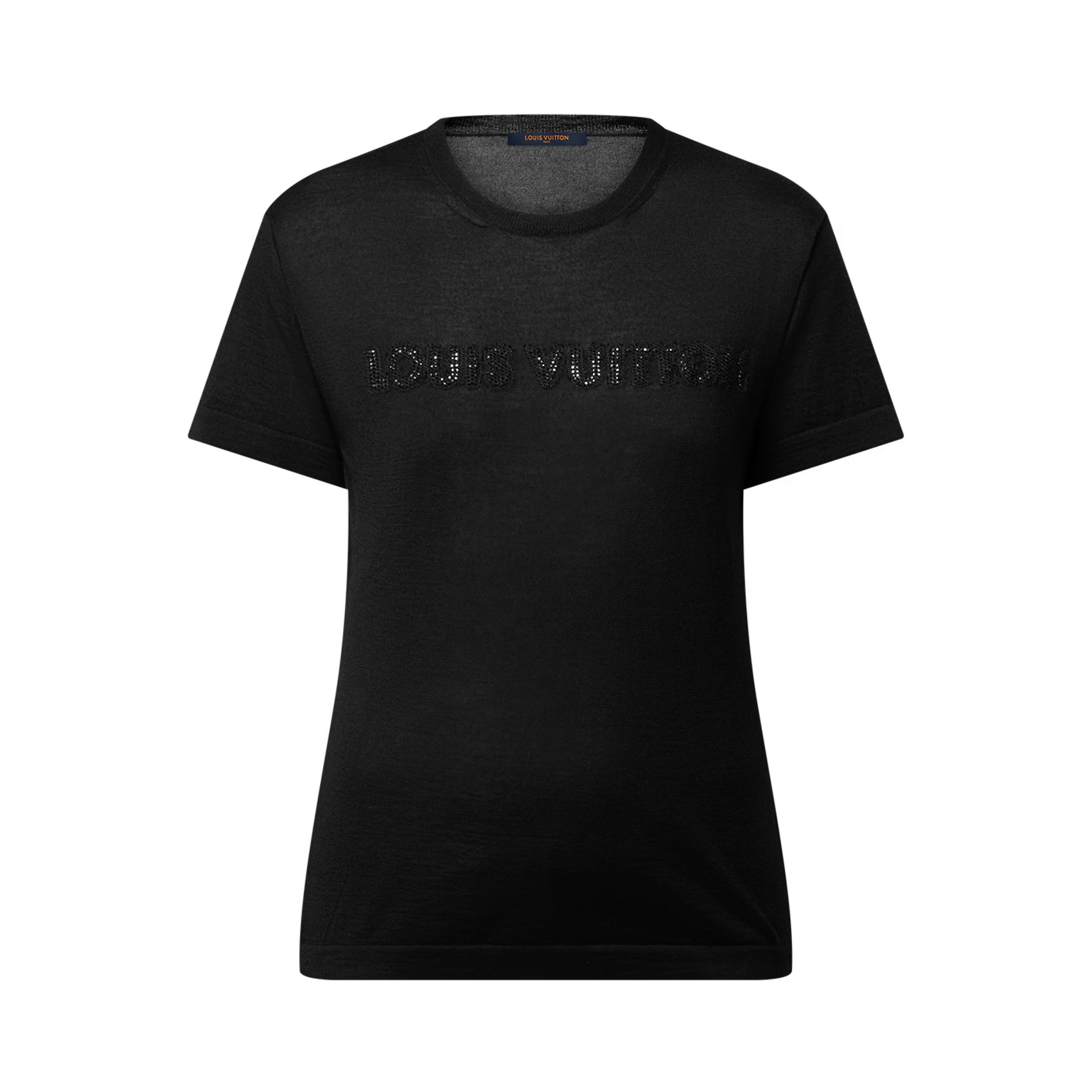 NIGO Louis Vuitton Women's Summer Solid Color Embroidered Letter Print Round Neck Short Sleeve T-Shirt #nigo77714