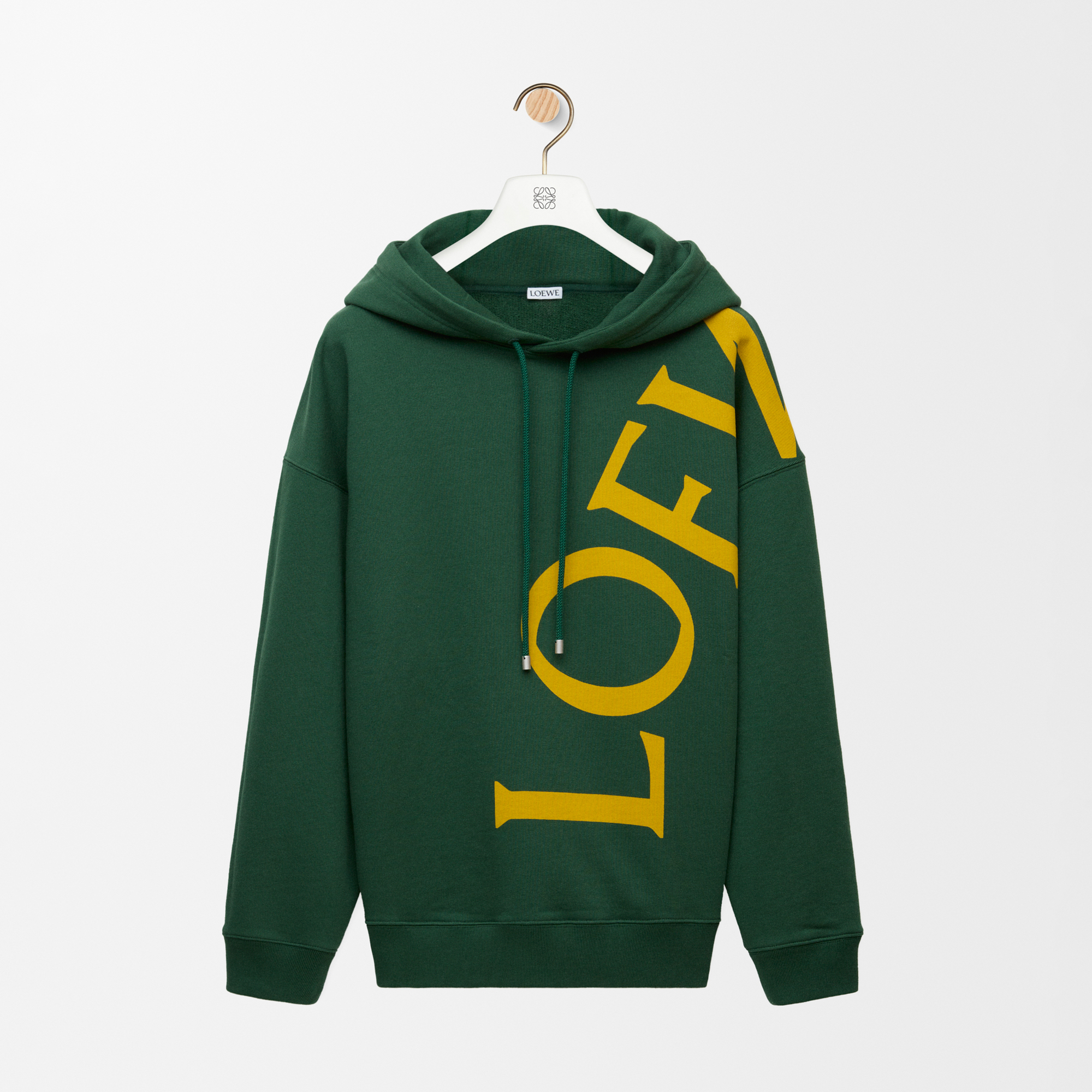 NIGO Loewe Women's Solid Color Letter Print Cotton Drawstring Long Sleeve Hoodie Hooded #nigo77717