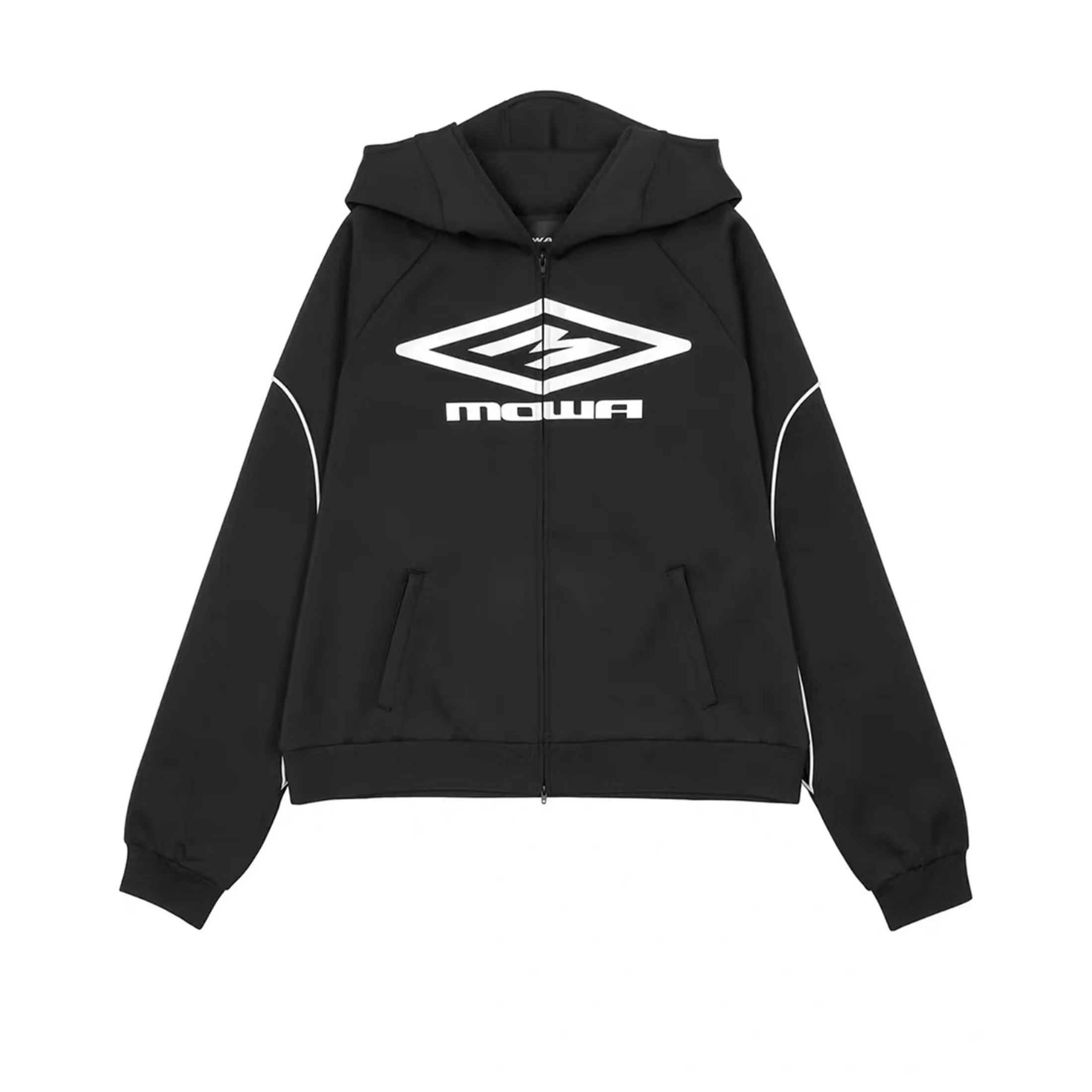 NIGO Mowalola Men's Spring And Autumn Black Short Wide Patchwork Sweatshirt Hoodie 0pium Style Playboicarti High Street Trend Fashion Hooded Sweatshirt Ngvp #nigo1893