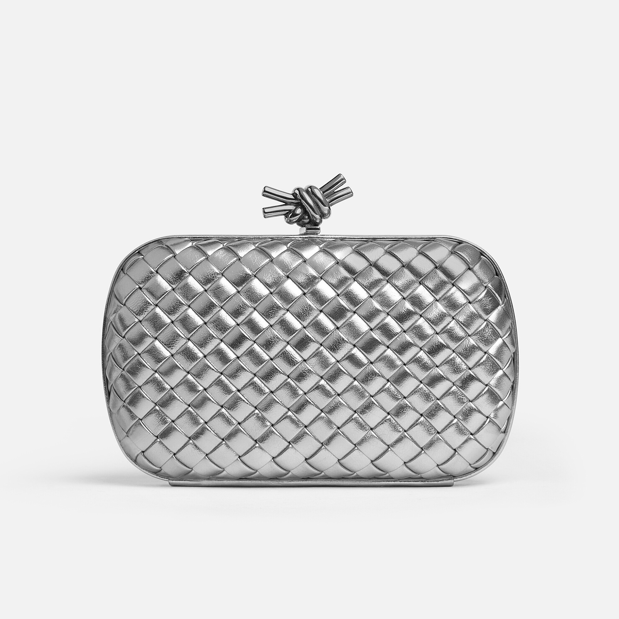 NIGO Bottega Veneta Knot Women's Solid Colour Metallic-Feel Bow-Knot Lock Clasp Lambskin Evening Bag Clutch Bags #nigo77719