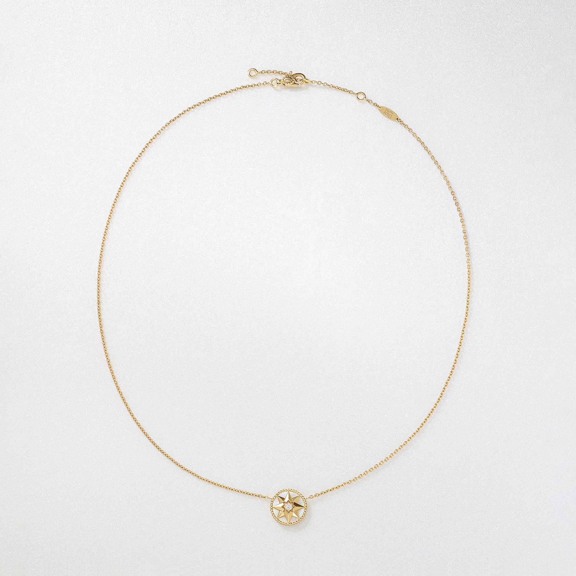 NIGO Dior Rose des Vents Women's Gold Mother-of-Pearl Eight-Pointed Star Pendant Necklace Jewelry Accessories #nigo77721