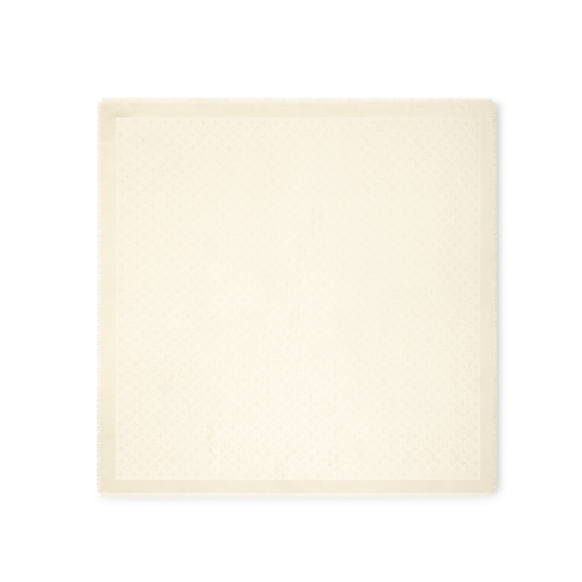 NIGO Louis Vuitton Monogram Shine Women's Solid Color Logo Monogram Jacquard Wool Shawl Scarf #nigo77733