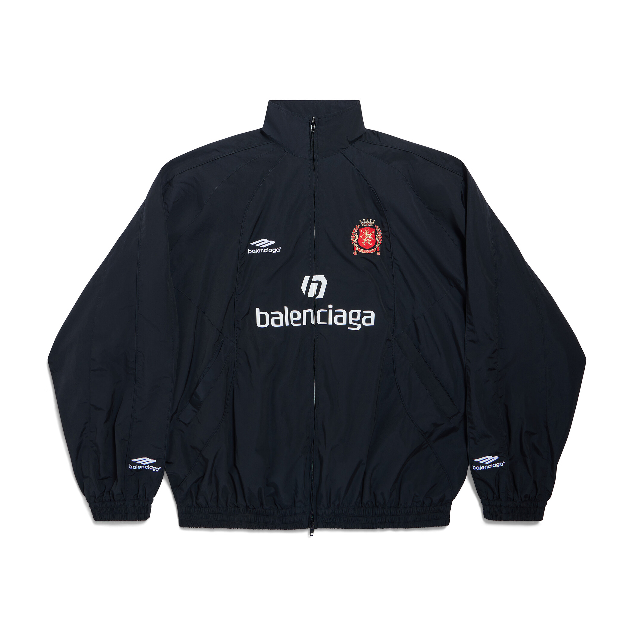 NIGO Balenciaga Paris Soccer Tracksuit Men's Spring/Autumn Solid Color Tech Poplin Zipper Long Sleeve Jacket Casual Drawstring Pants Set Suit #nigo77747