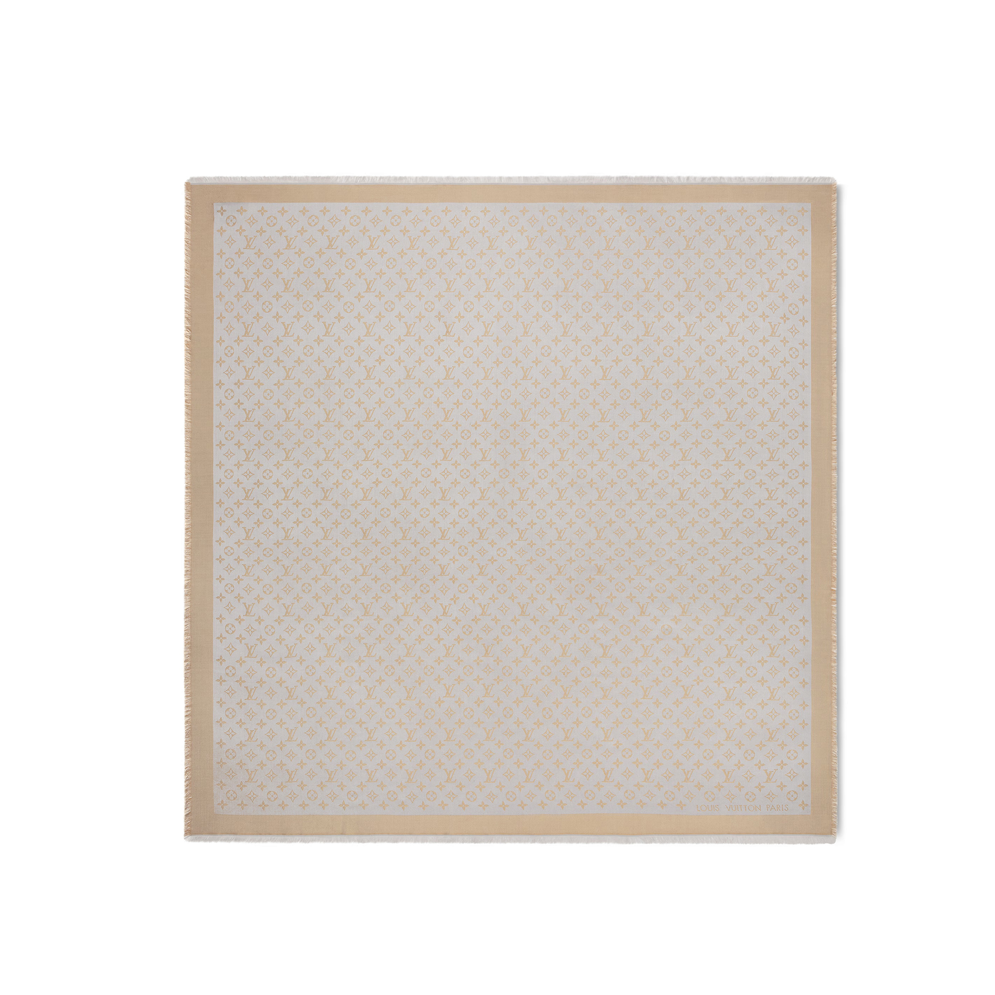 NIGO Louis Vuitton Monogram Shine Women's Solid Color Logo Monogram Jacquard Wool Shawl Scarf #nigo77733