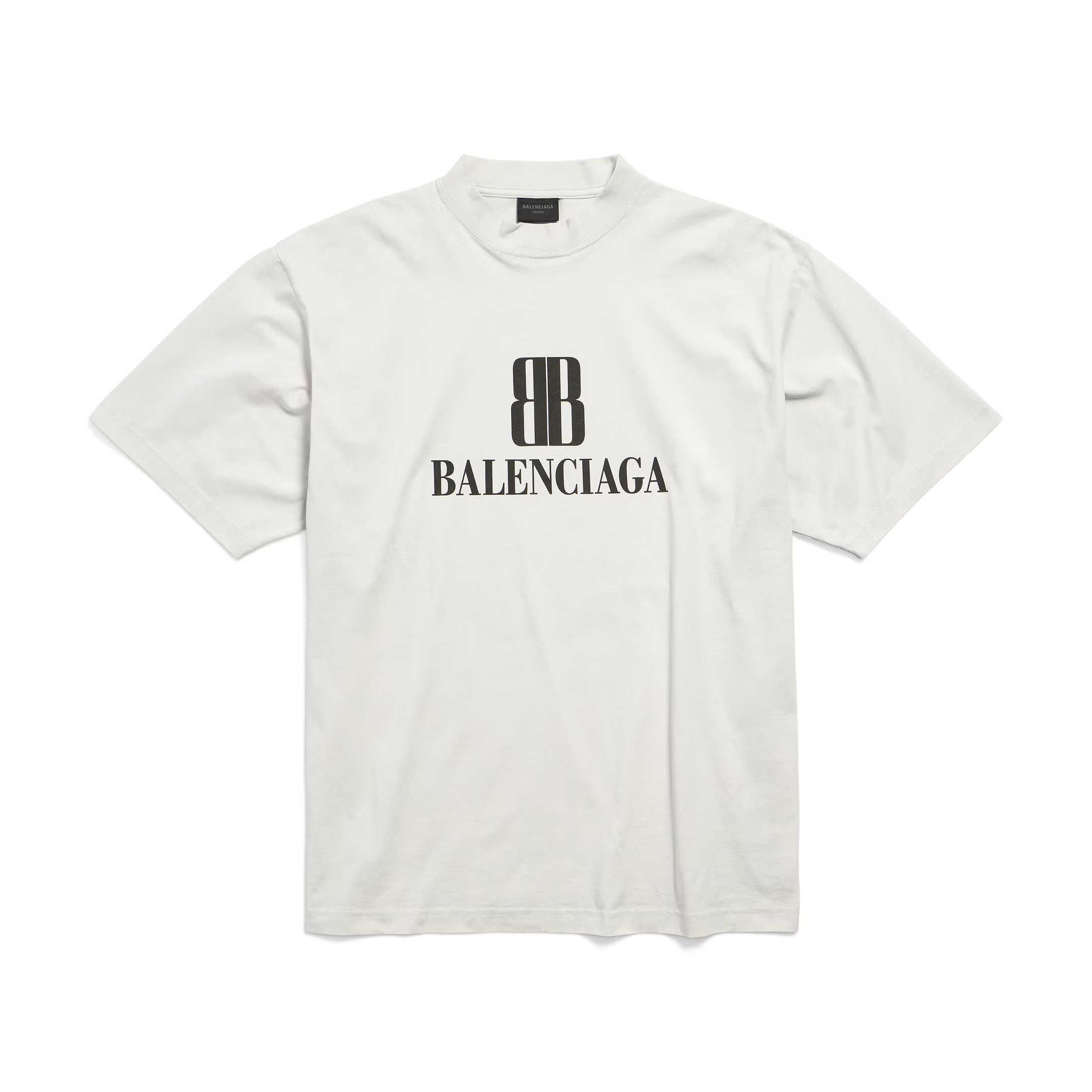 NIGO Balenciaga Men's Summer Solid Color Letter Print Round Neck Cotton Short Sleeve T-Shirt #nigo77751