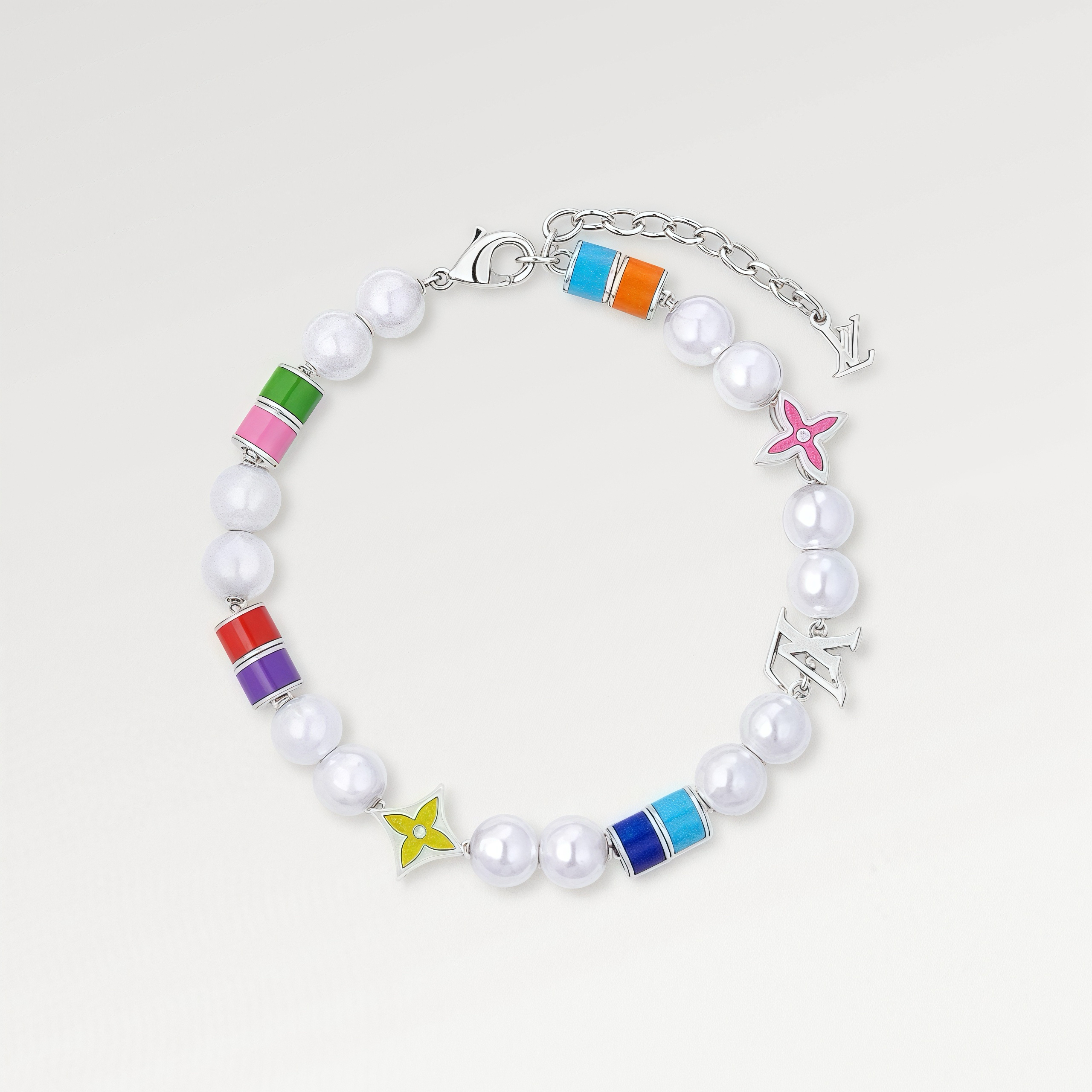 NIGO Louis Vuitton MNG PEARLS PARTY Men's and Women's Colourful Bracelet Jewellery Accessories #nigo77728