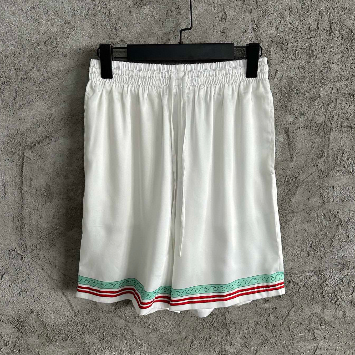 NIGO Casablanca Men's Summer Solid Color Animal Print Single Button Short Sleeve Shirt and Casual Shorts Set Suit #nigo77743