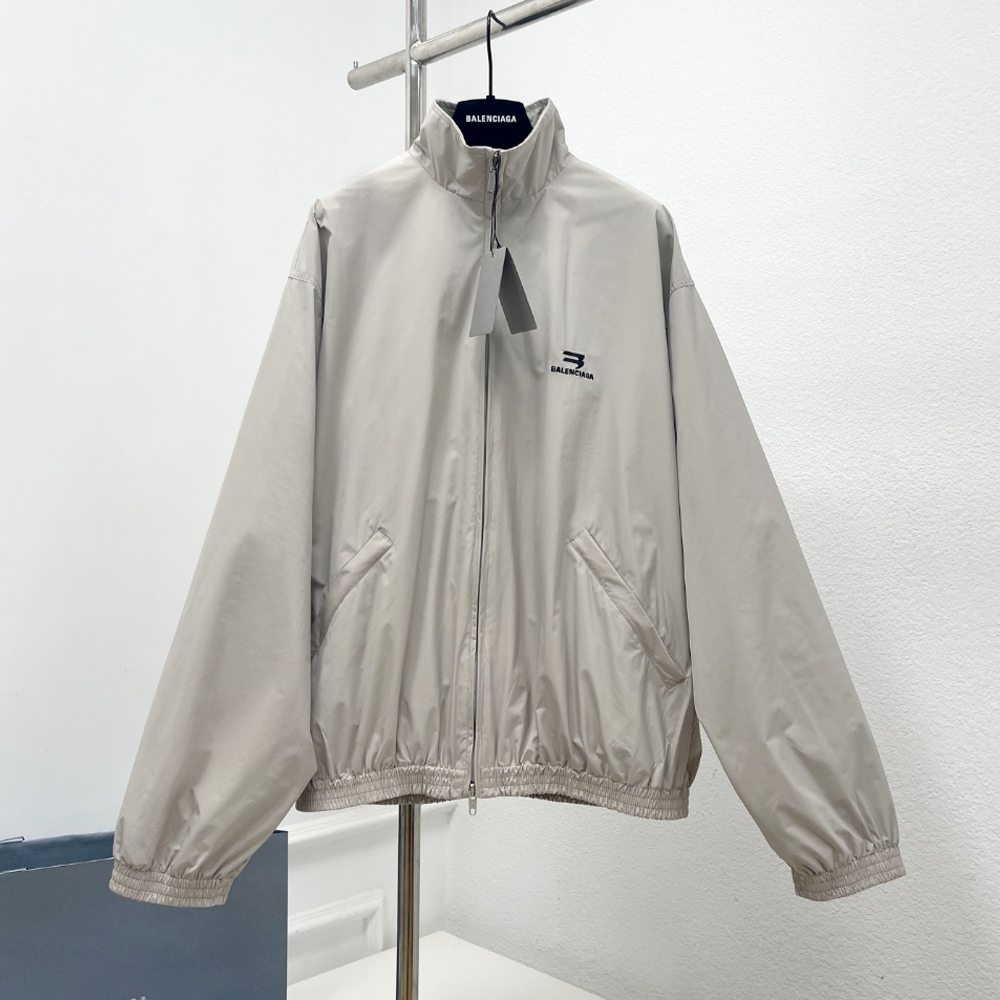 NIGO Balenciaga Men's Spring/Autumn Solid Color Embroidered Logo Print Zipper Long Sleeve Jacket #nigo77782