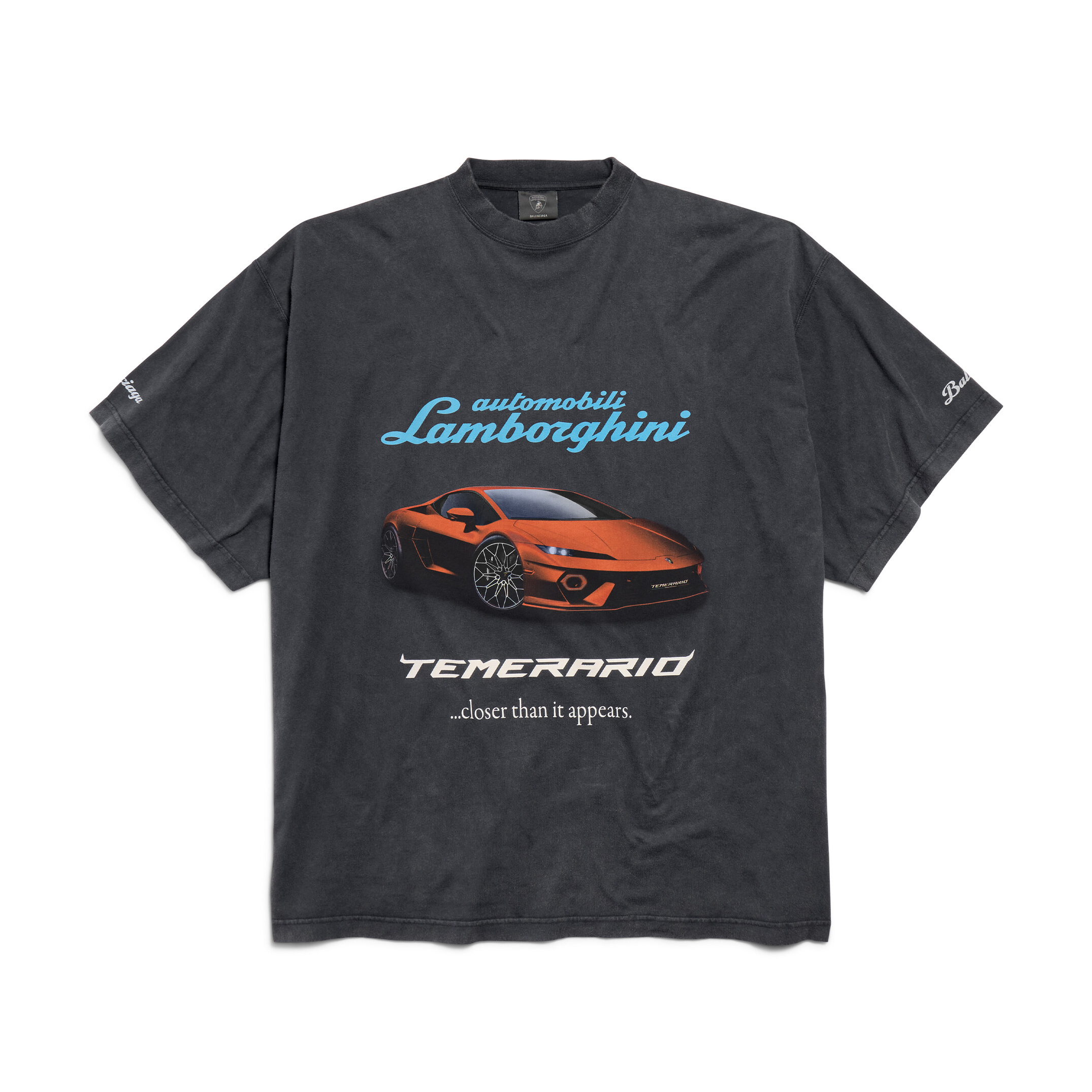 NIGO Balenciaga I Automobili Lamborghini Men's Summer Sports Car Pattern Printed Round Neck Cotton Short Sleeve T-Shirt #nigo77793