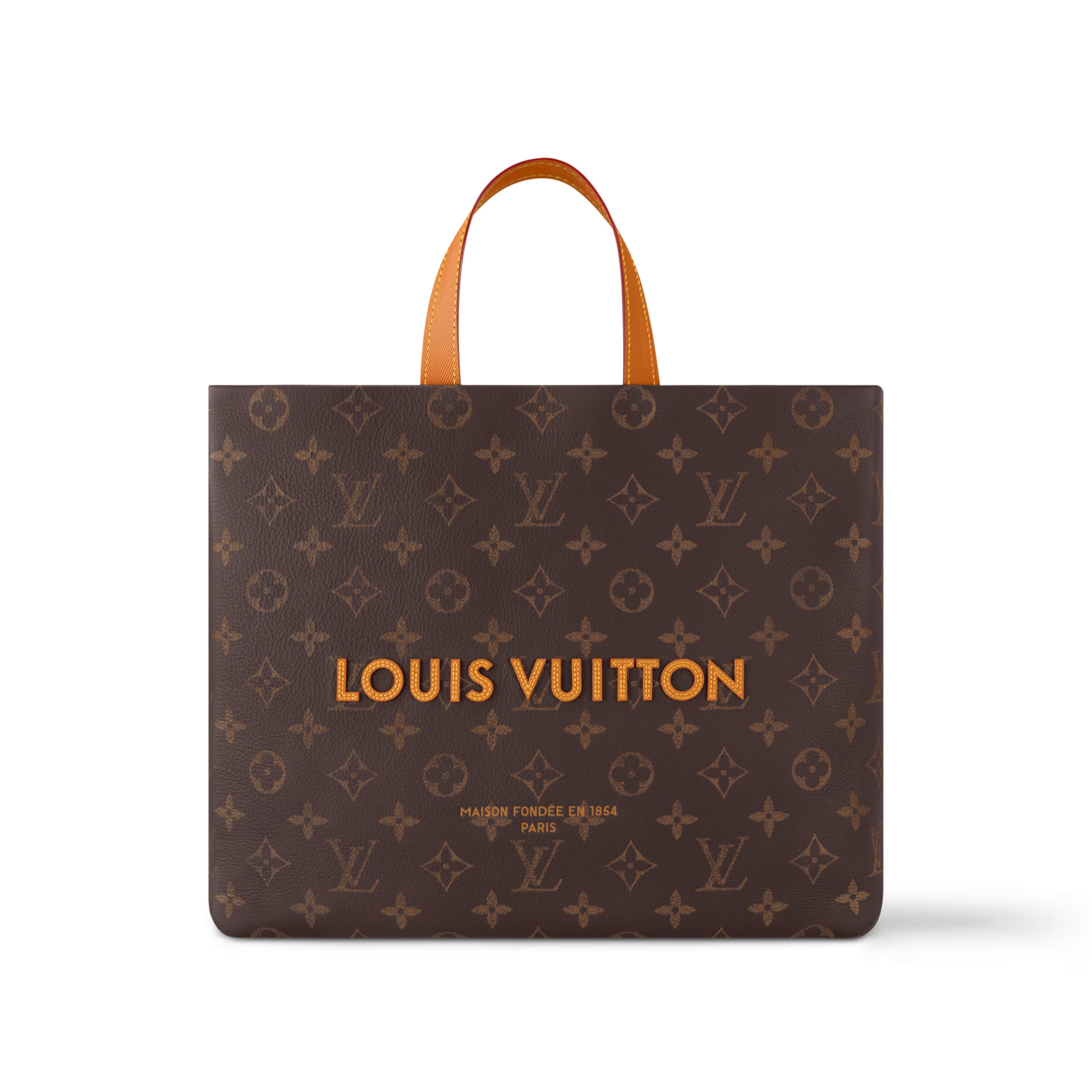 NIGO Louis Vuitton Women's Letter Logo Printed Leather Tote Bag Shopper Tote Handbags Bags #nigo77792