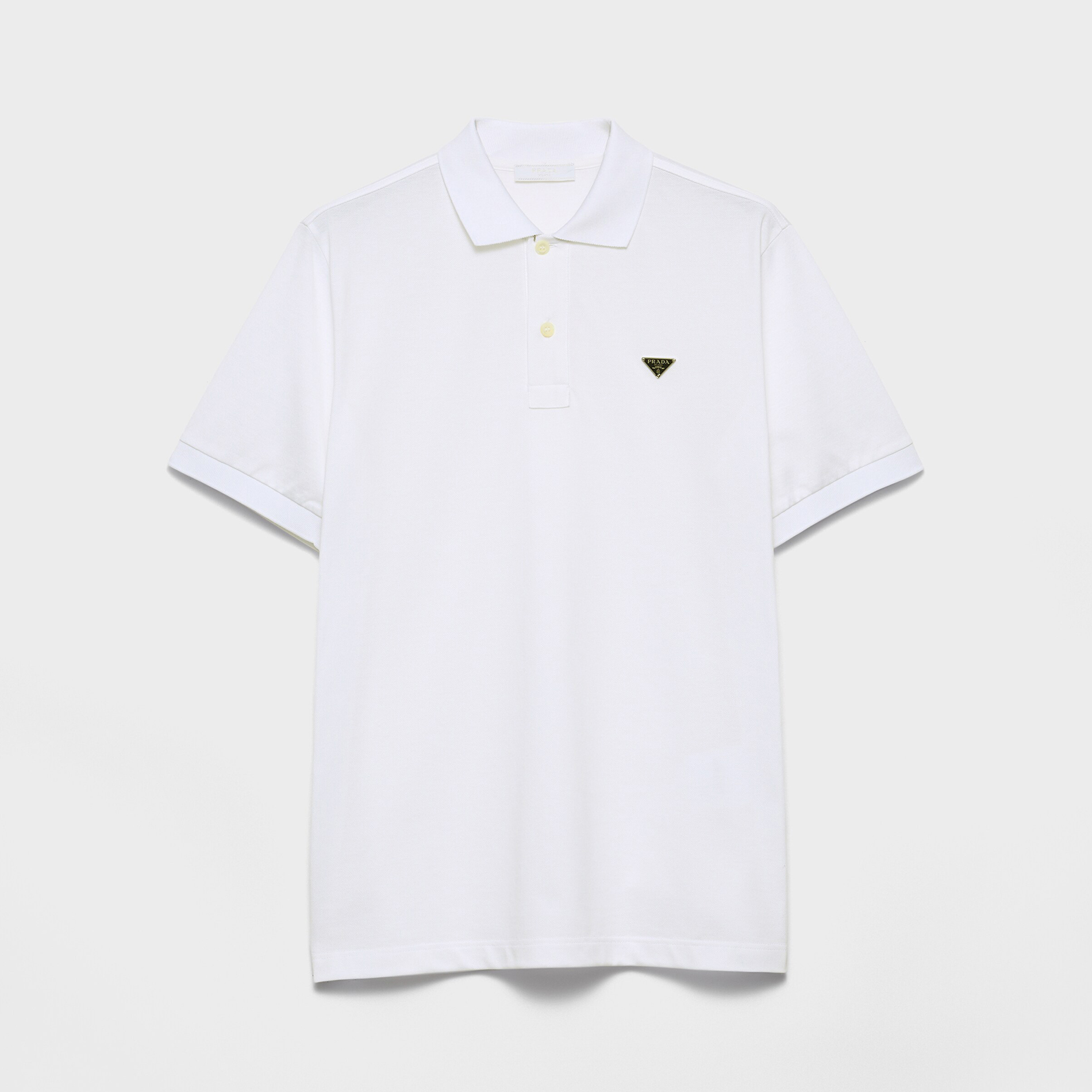 NIGO Prada Men's Summer Solid Color Metal Logo Cotton Polo Shirt Short Sleeve T-Shirt #nigo77798