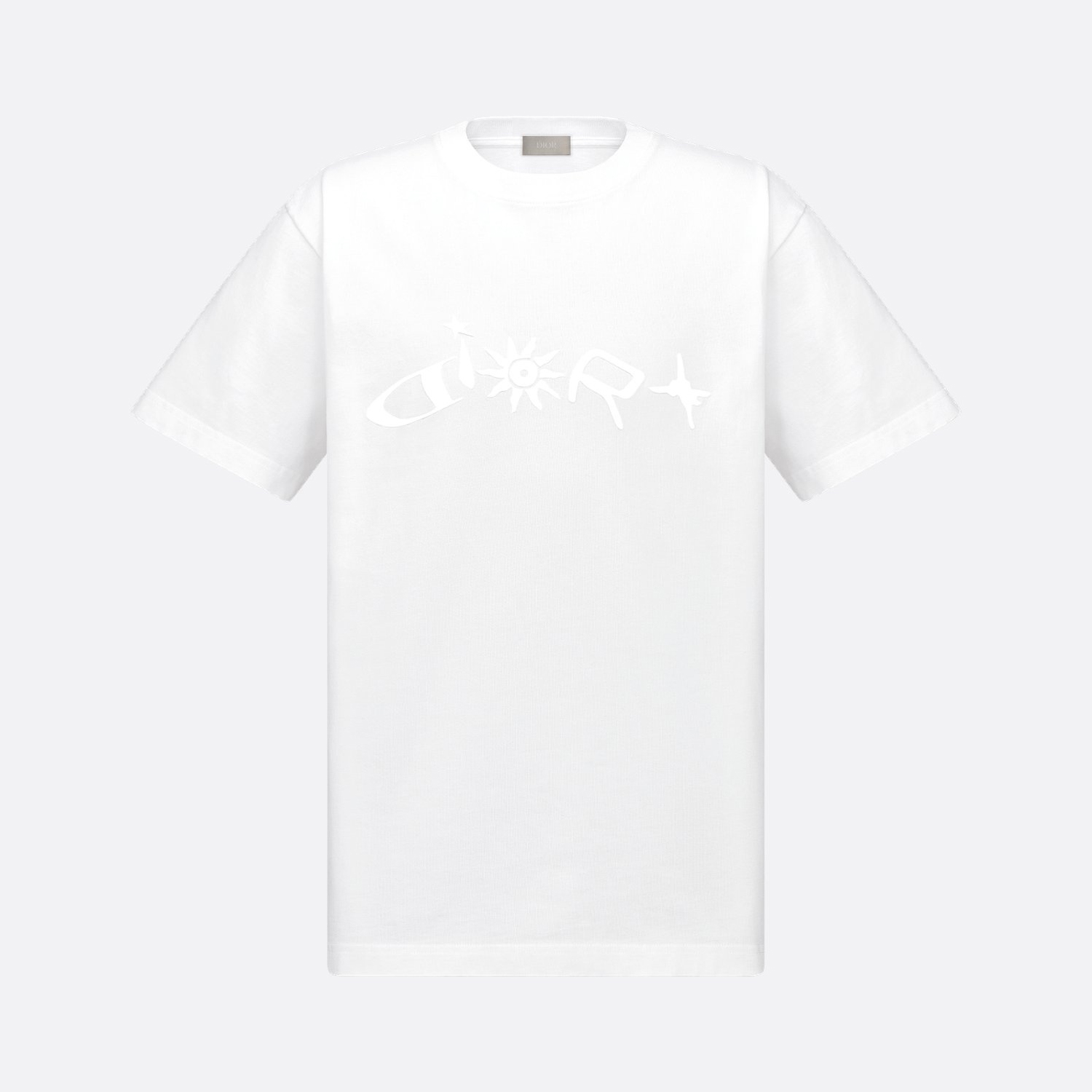 NIGO Dior Men's Summer Embroidered Print Solid Color Cotton Crew Neck Short Sleeve T-Shirt #nigo77831