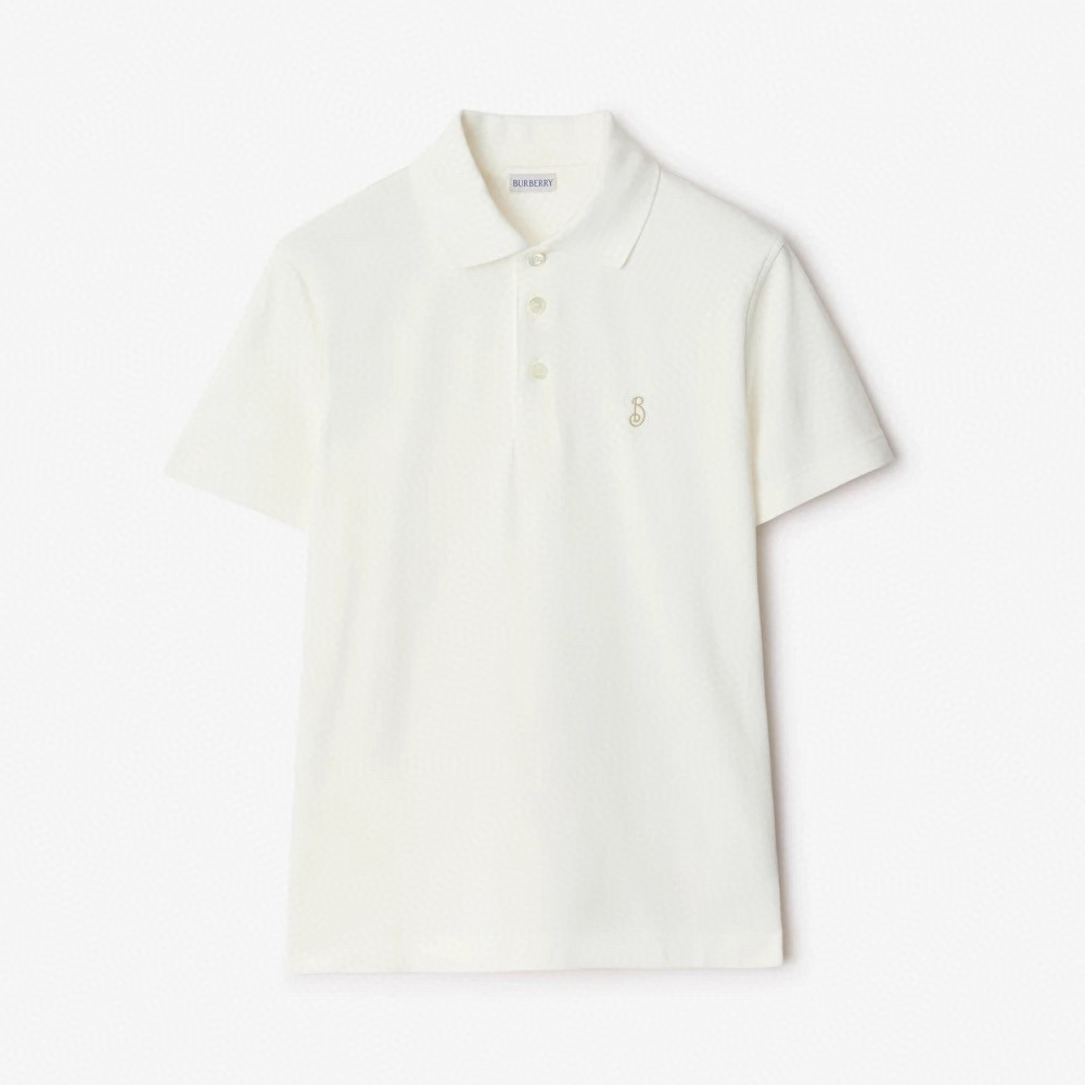 NIGO Burberry Men's Summer Solid Color Embroidered Logo Pearl Cotton Polo Neck Short Sleeve T-Shirt #nigo77826
