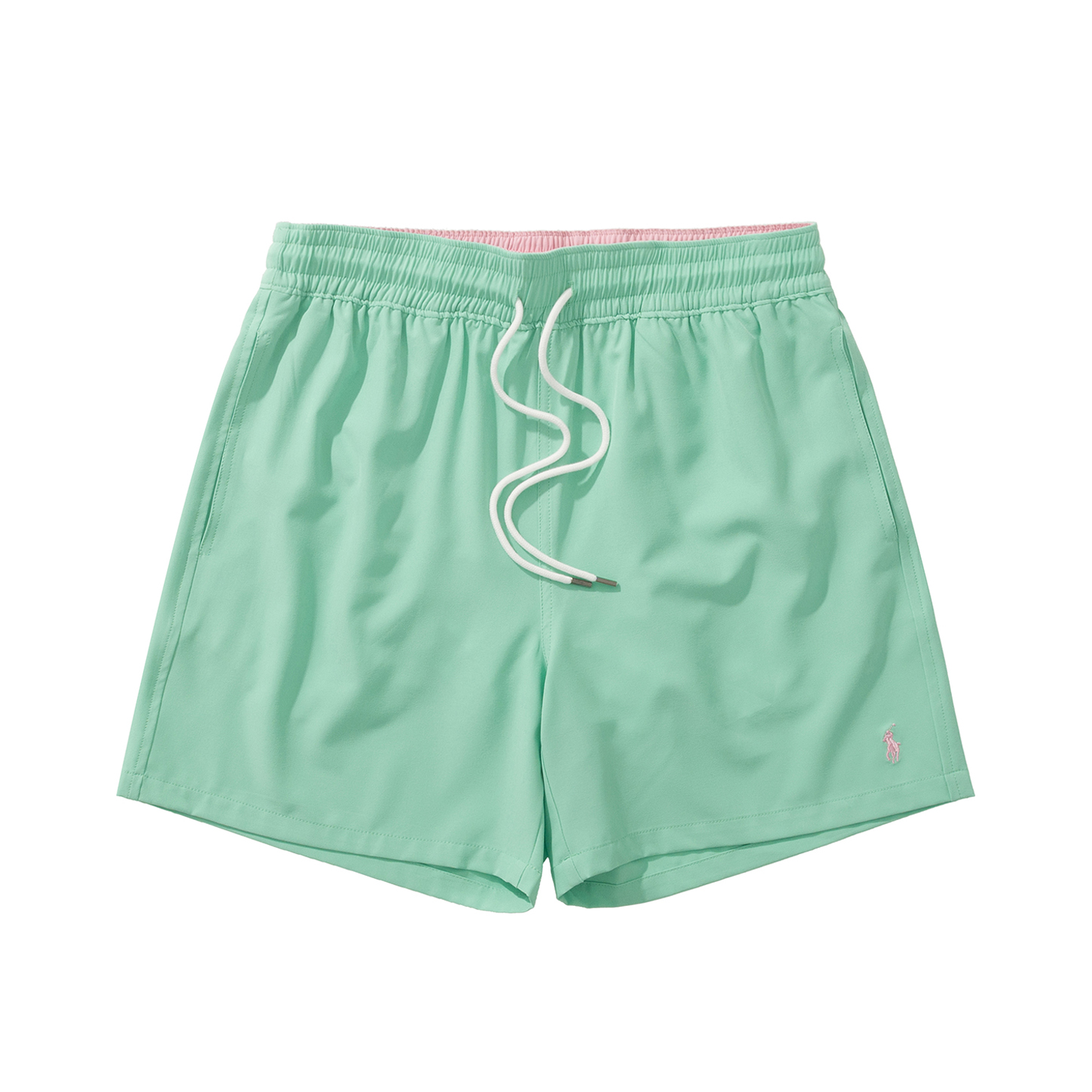 NIGO Ralph Lauren Men's Summer Solid Color Embroidered Logo Drawstring Sports Shorts #nigo77823