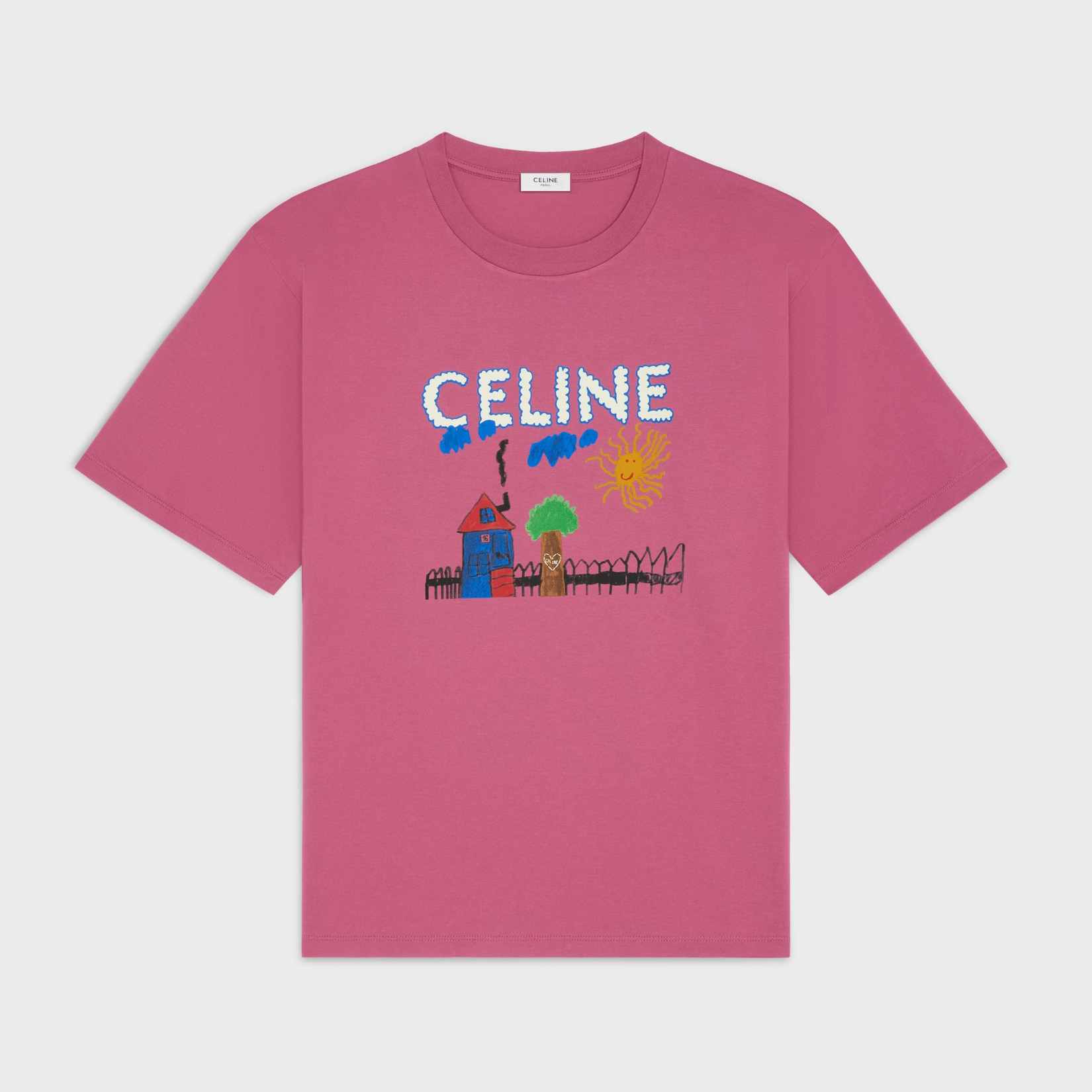 NIGO Celine Men's And Women's Summer Children's Painting Pattern Printed Round Neck Cotton Short Sleeved T-shirt #nigo77821