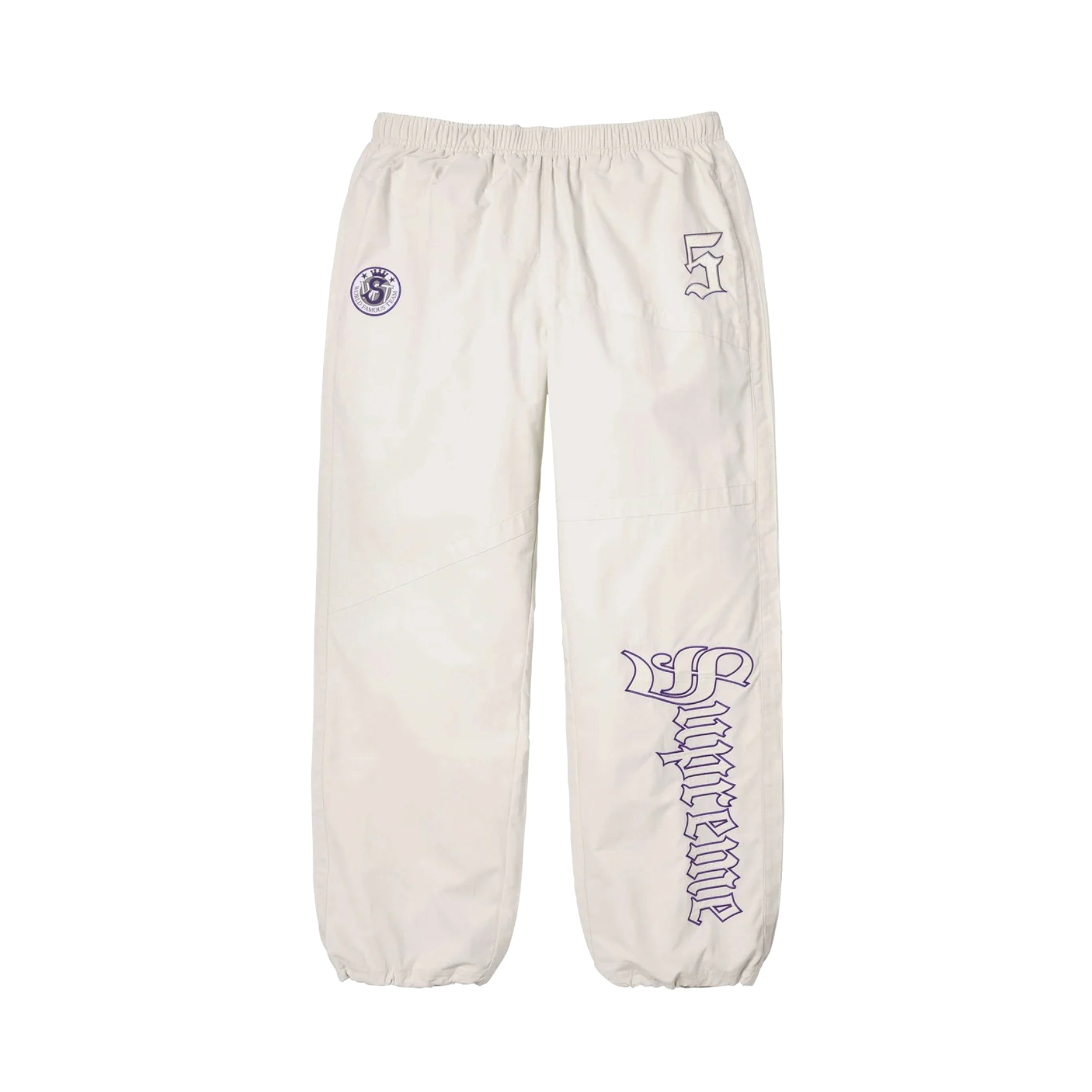 NIGO Supreme SS25 WEEK12 Old English Track Jacket Men's And Women's Spring/autumn Logo Pattern Patchwork Zipper Stand-up Collar Long-sleeved Jacket And Sweatpants Pants Set Suit #nigo77832