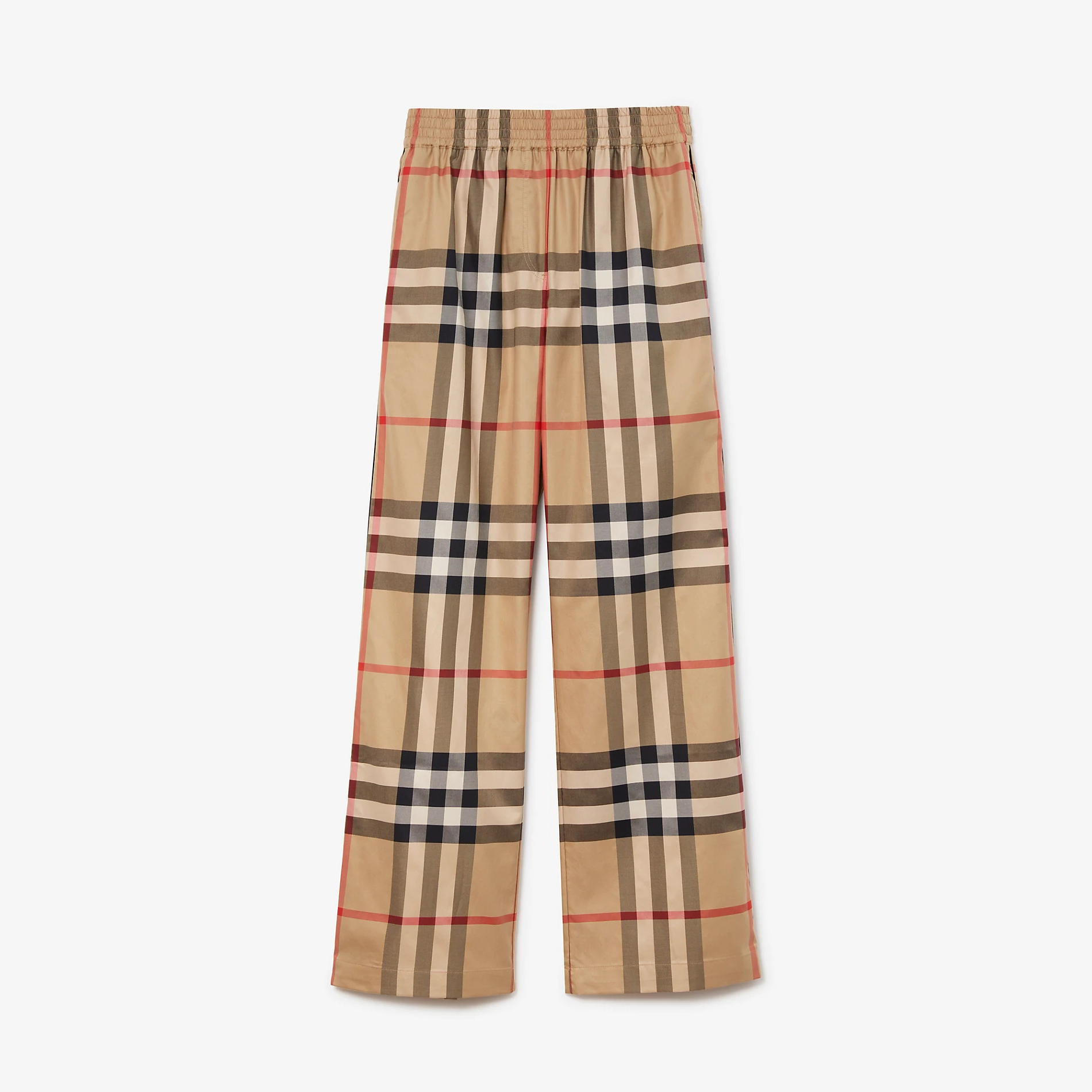 NIGO Burberry Women's Spring/Summer Checkered Print Cotton Wide Leg Pants #nigo77828