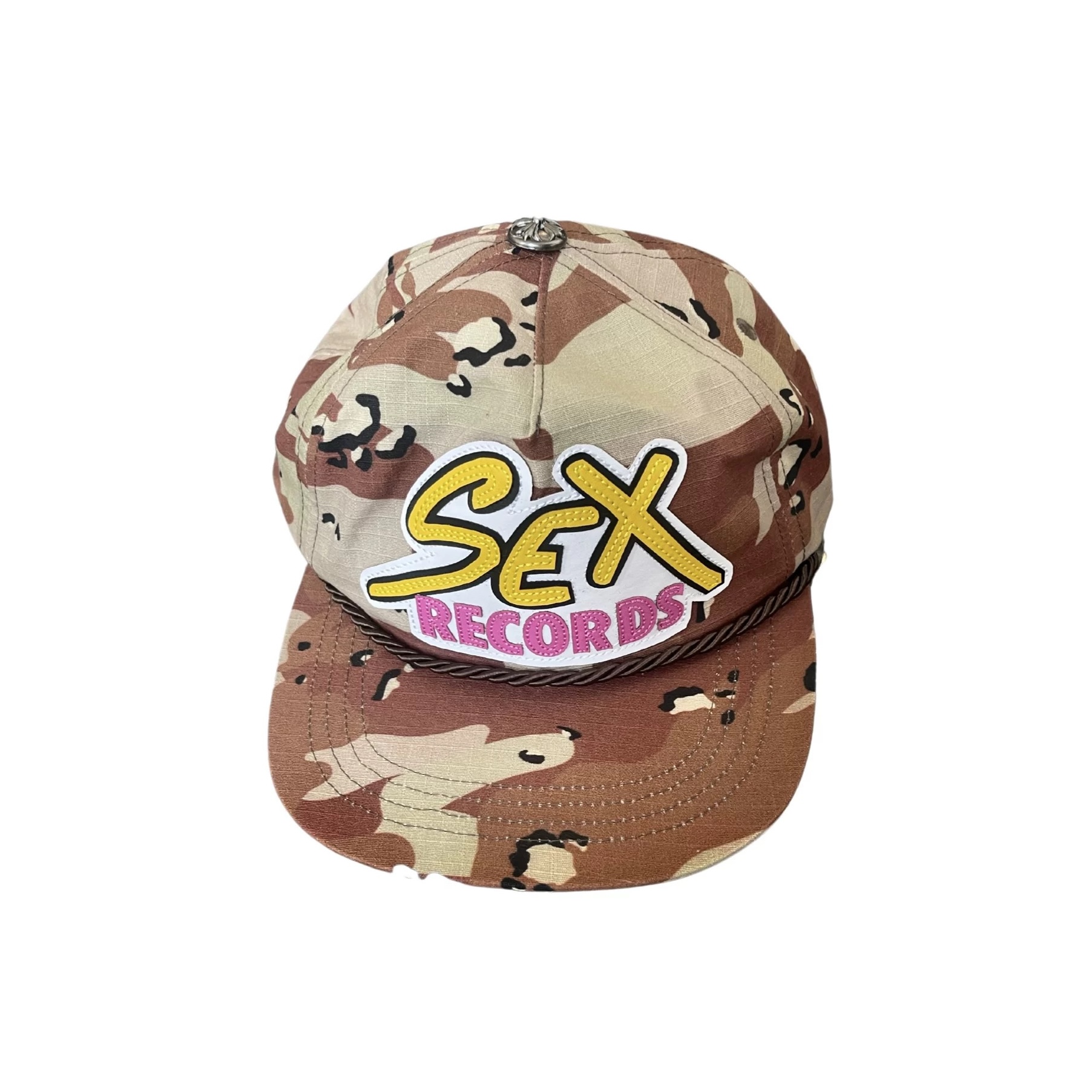 NIGO Chrome Hearts Men's Women's Sex Series Embroidered Vintage Camouflage Baseball Cap Casual Duck Tongue Hat #nigo81346