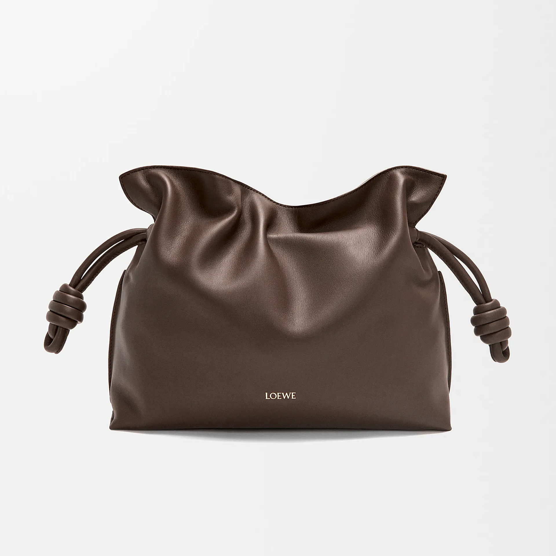 NIGO Loewe Women's Medium Nappa Calfskin Leather Flamenco Clutch Solid Color Shoulder Crossbody Bag Magnetic Clasp Closure Bag Bags 0010966075 #nigo81348