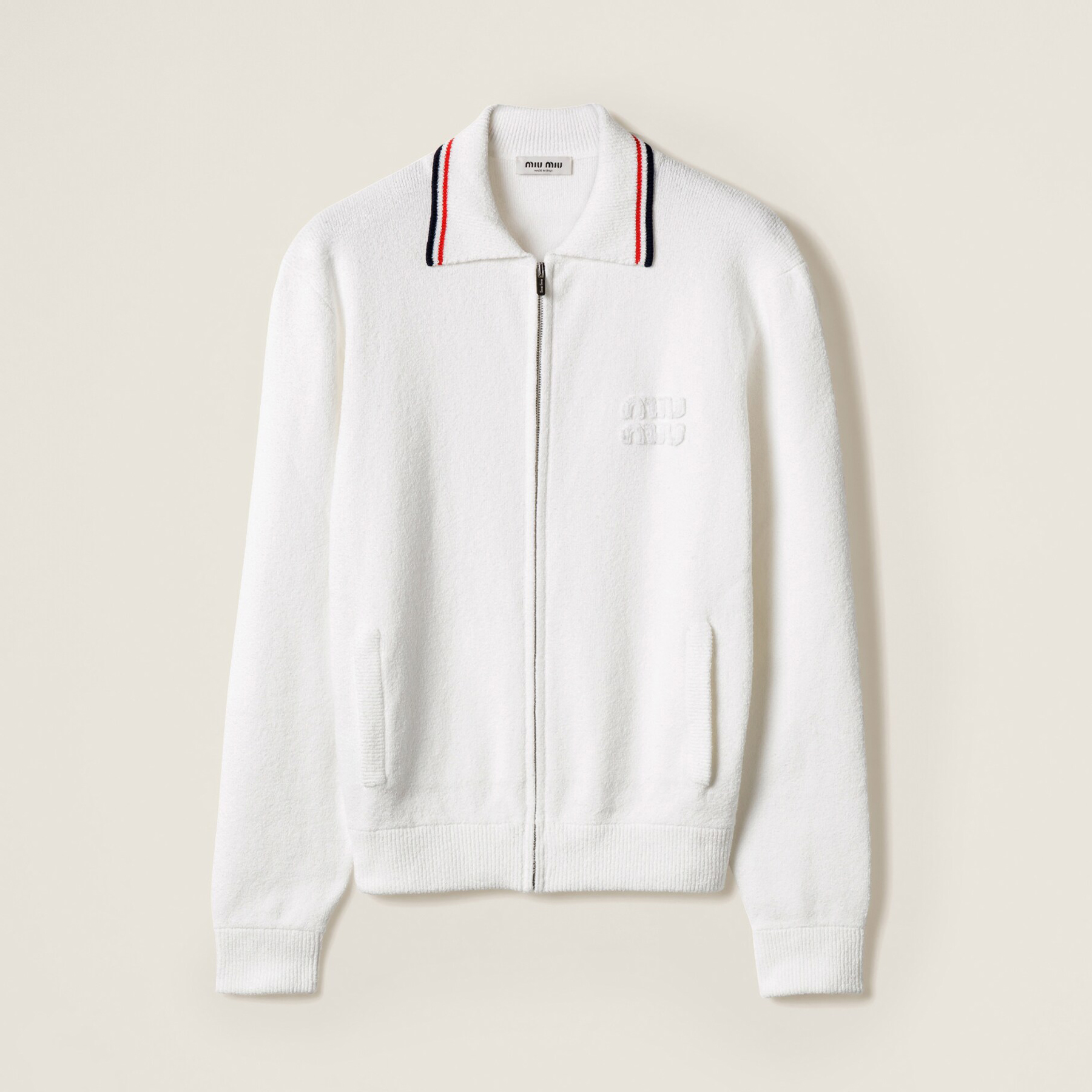 NIGO MiuMiu Women's Spring/Autumn Solid Color Zipper Loose Fit Cardigan Jacket #nigo77848